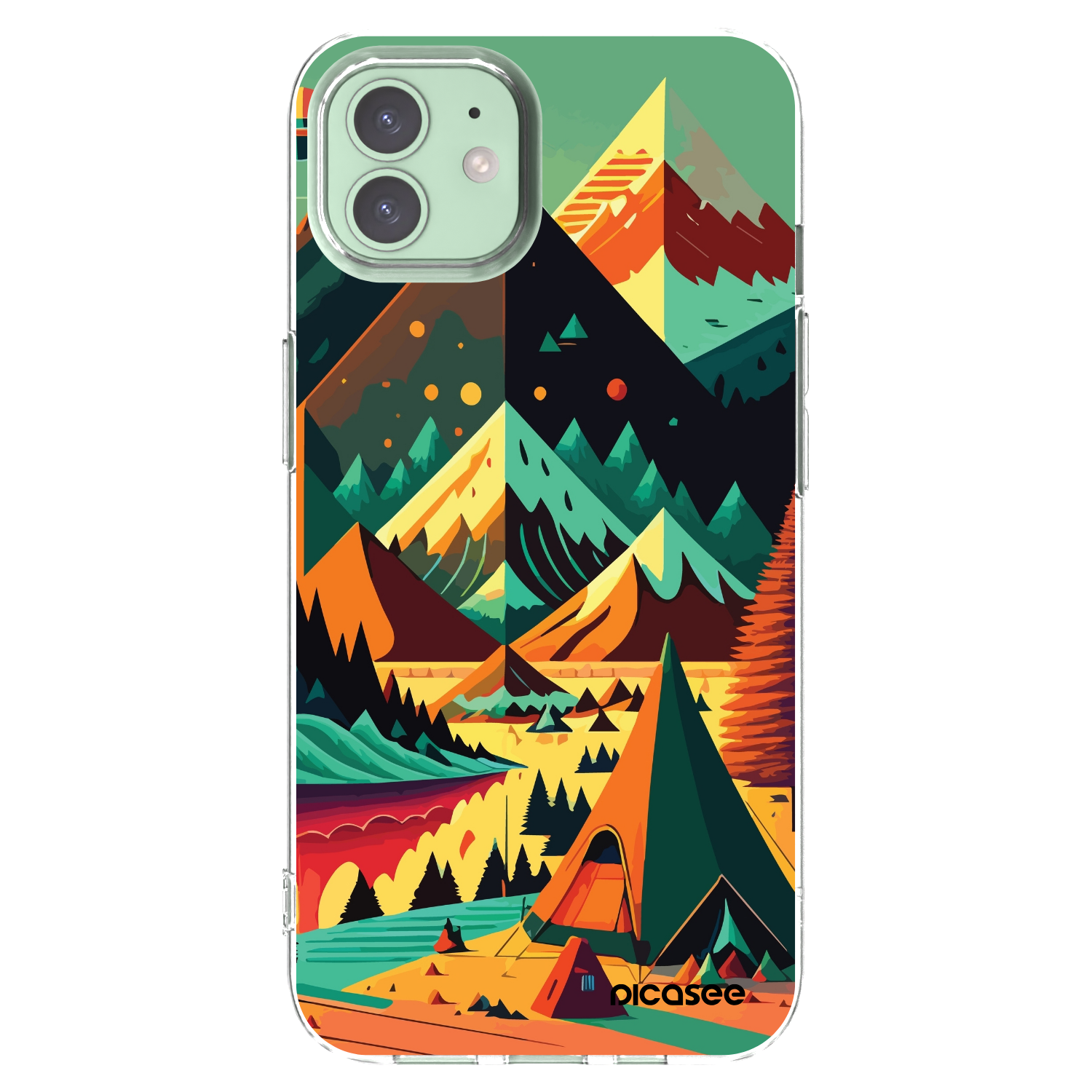 Picasee διαφανής θήκη σιλικόνης Apple iPhone 12 - Colorado