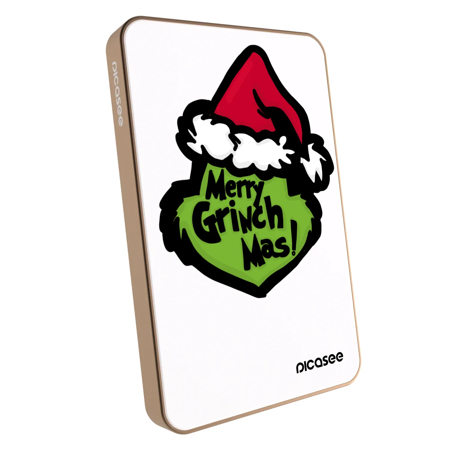 Picasee Powerbank με MagSafe 5 000 mAh Χρυσαφένιος - Grinch 2