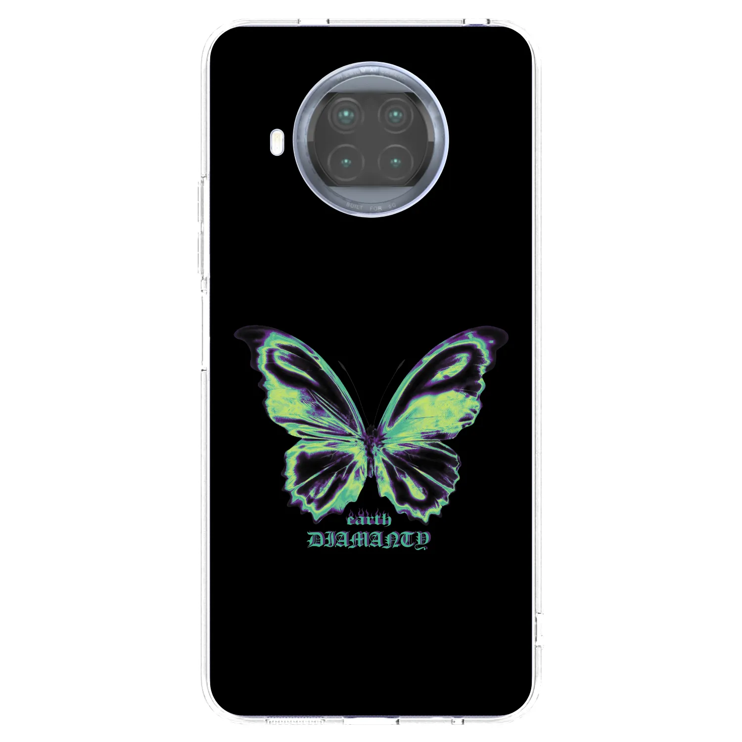 Picasee διαφανής θήκη σιλικόνης Xiaomi Mi 10T Lite - Diamanty Blue