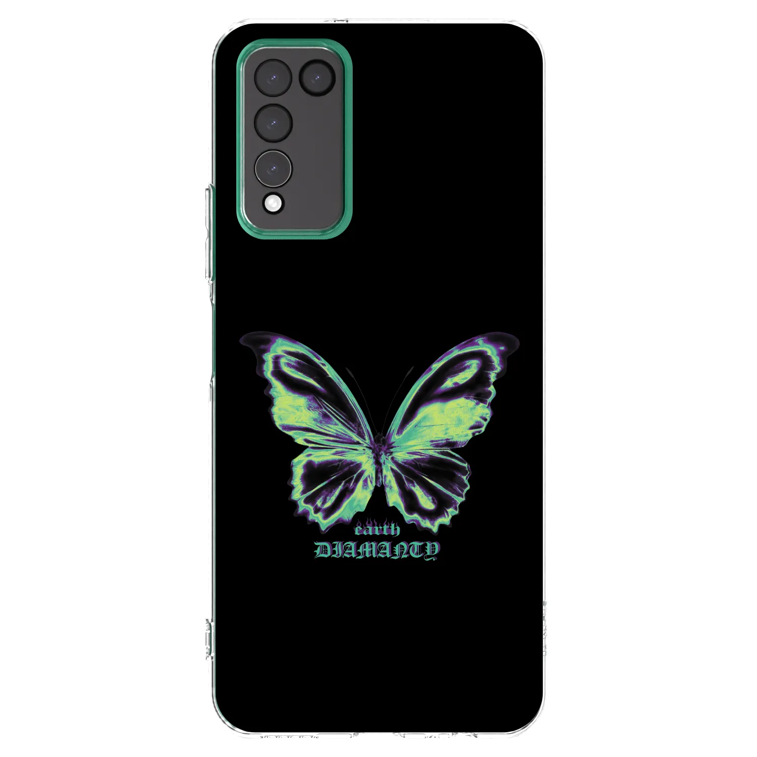 Picasee διαφανής θήκη σιλικόνης Honor 10X Lite - Diamanty Blue