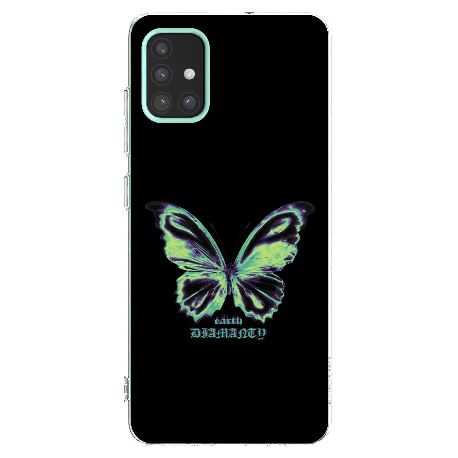 Picasee διαφανής θήκη σιλικόνης Samsung Galaxy M31s - Diamanty Blue