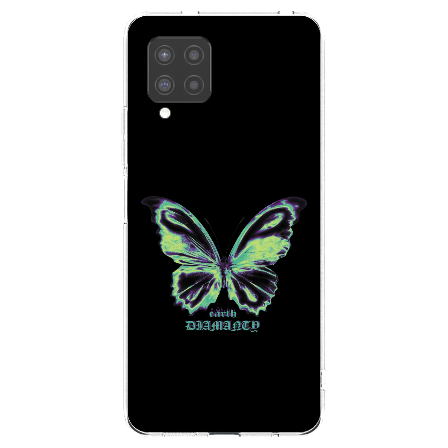 Picasee διαφανής θήκη σιλικόνης Samsung Galaxy A42 A426B - Diamanty Blue
