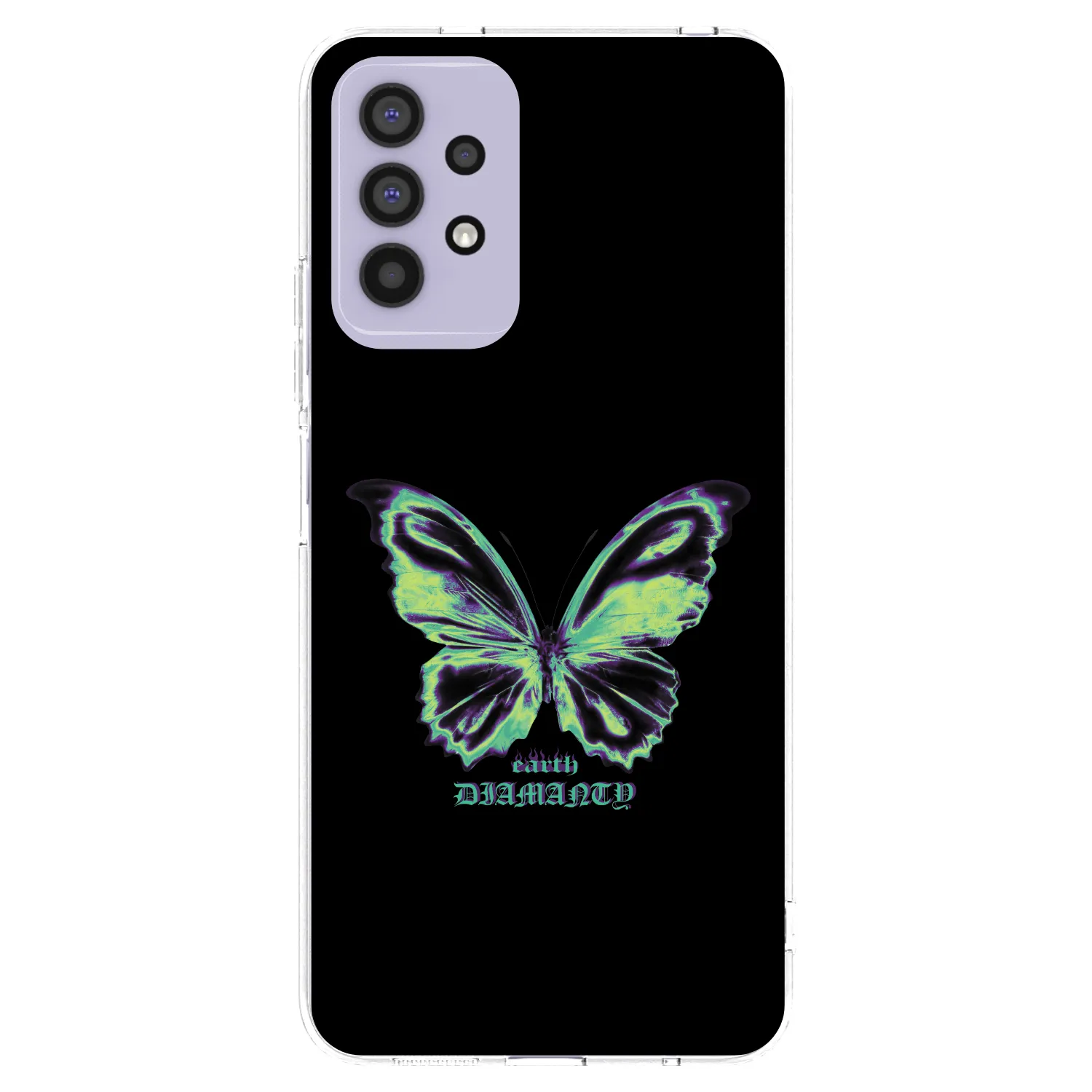 Picasee διαφανής θήκη σιλικόνης Samsung Galaxy A32 4G SM-A325F - Diamanty Blue