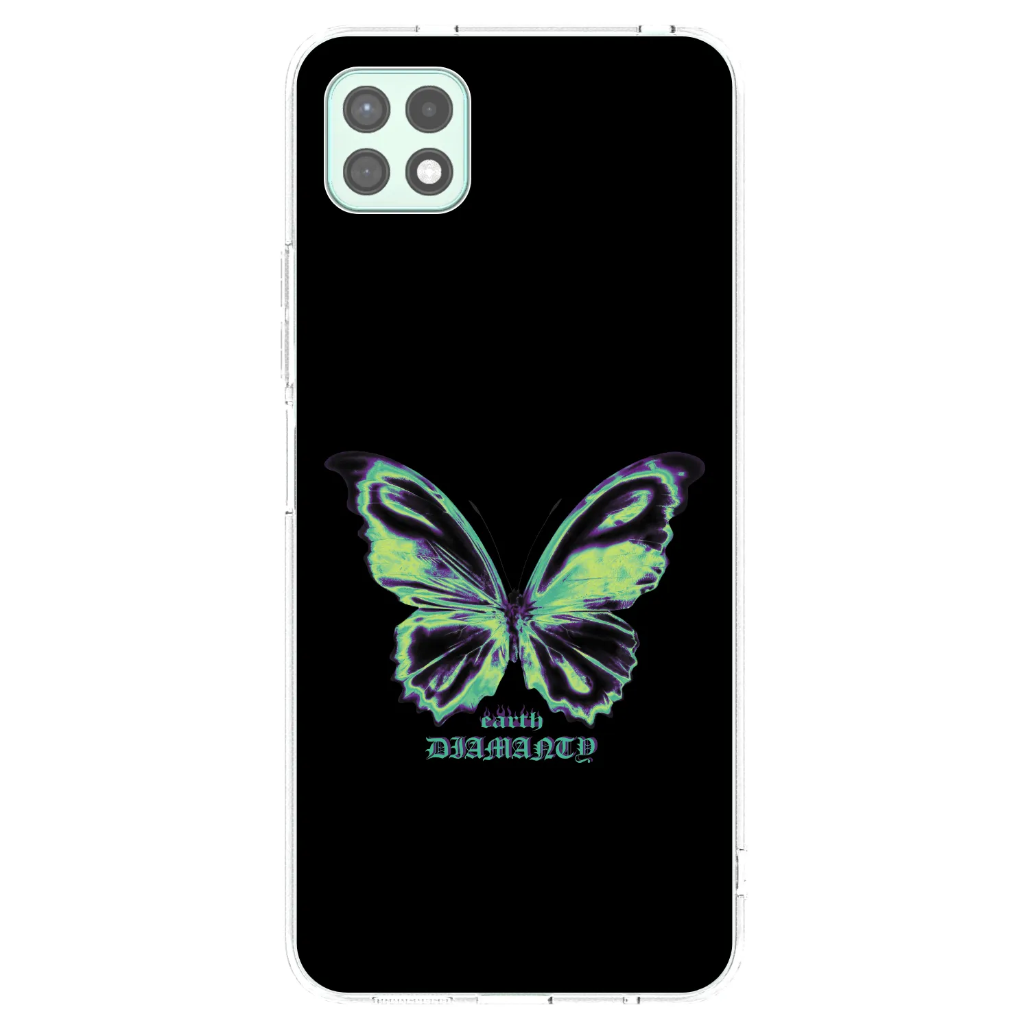 Picasee διαφανής θήκη σιλικόνης Samsung Galaxy A22 A226B 5G - Diamanty Blue