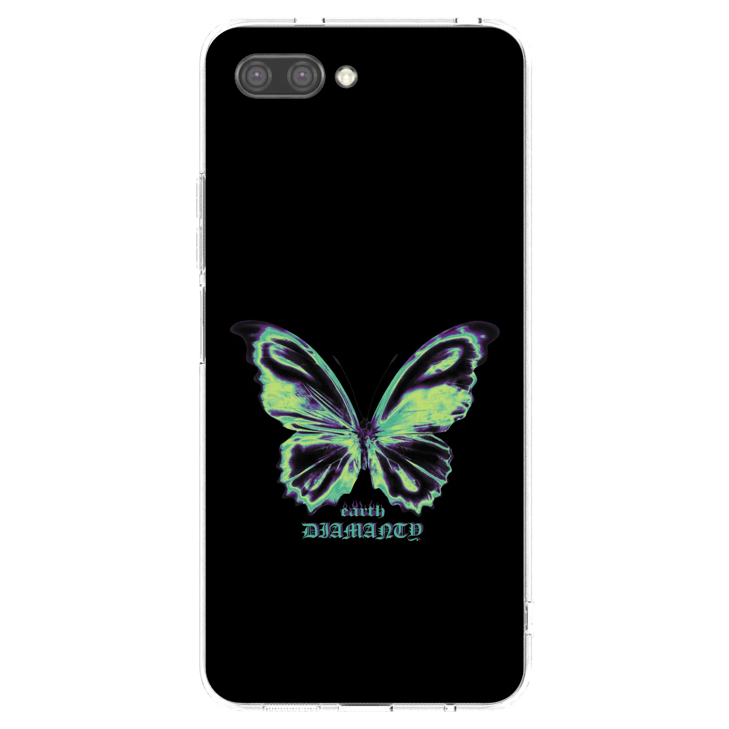 Picasee διαφανής θήκη σιλικόνης Honor 10 - Diamanty Blue