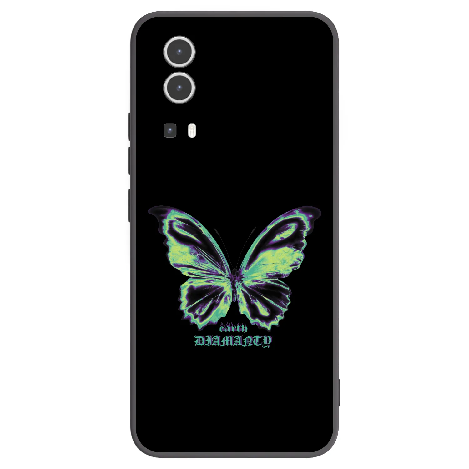 Picasee Μαύρη θήκη σιλικόνης για Vivo Y72 5G - Diamanty Blue