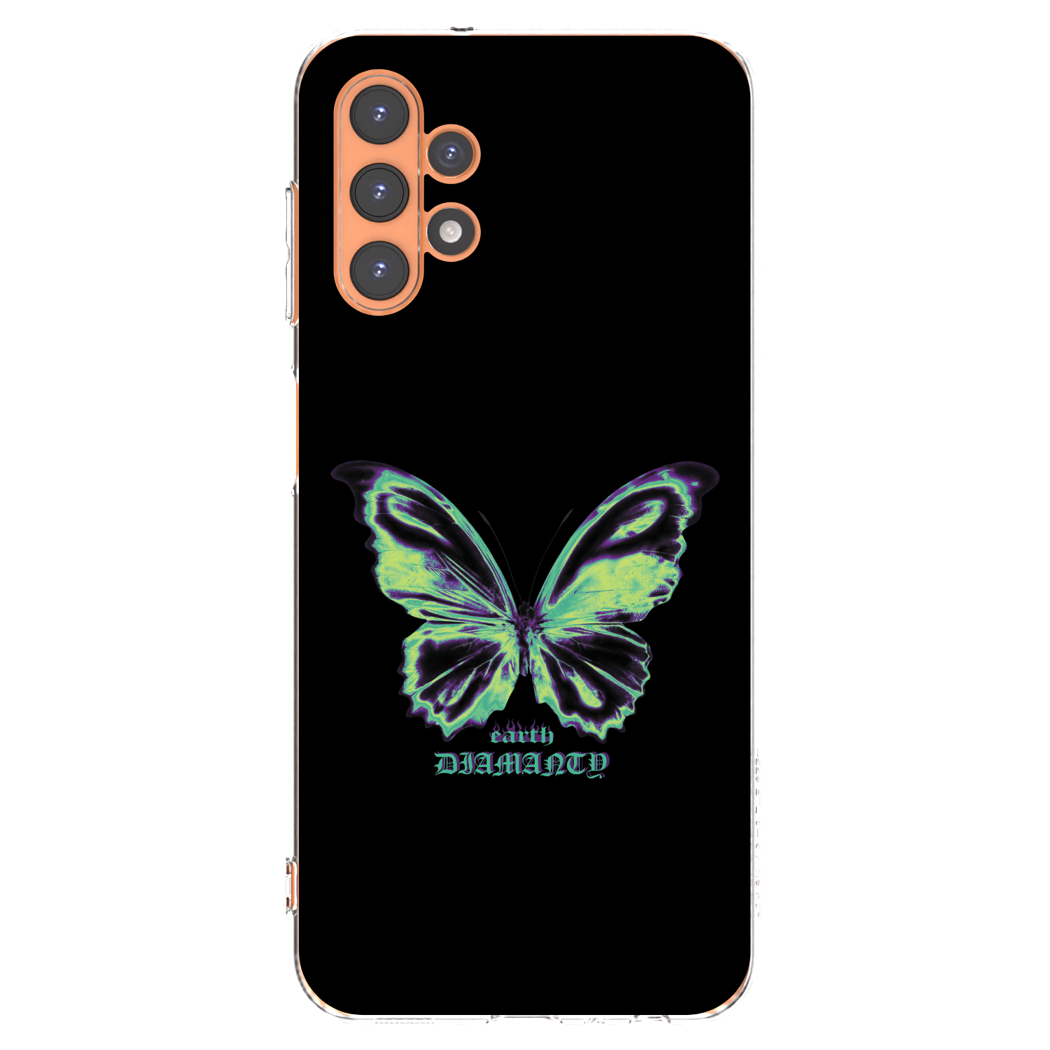 Picasee διαφανής θήκη σιλικόνης Samsung Galaxy A13 4G A135 - Diamanty Blue