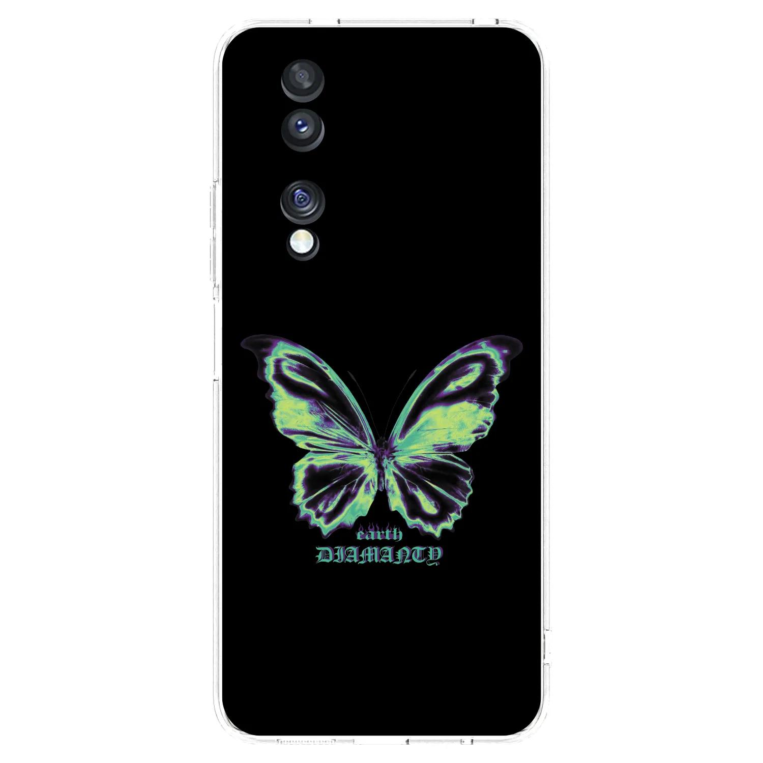Picasee διαφανής θήκη σιλικόνης Honor 70 - Diamanty Blue