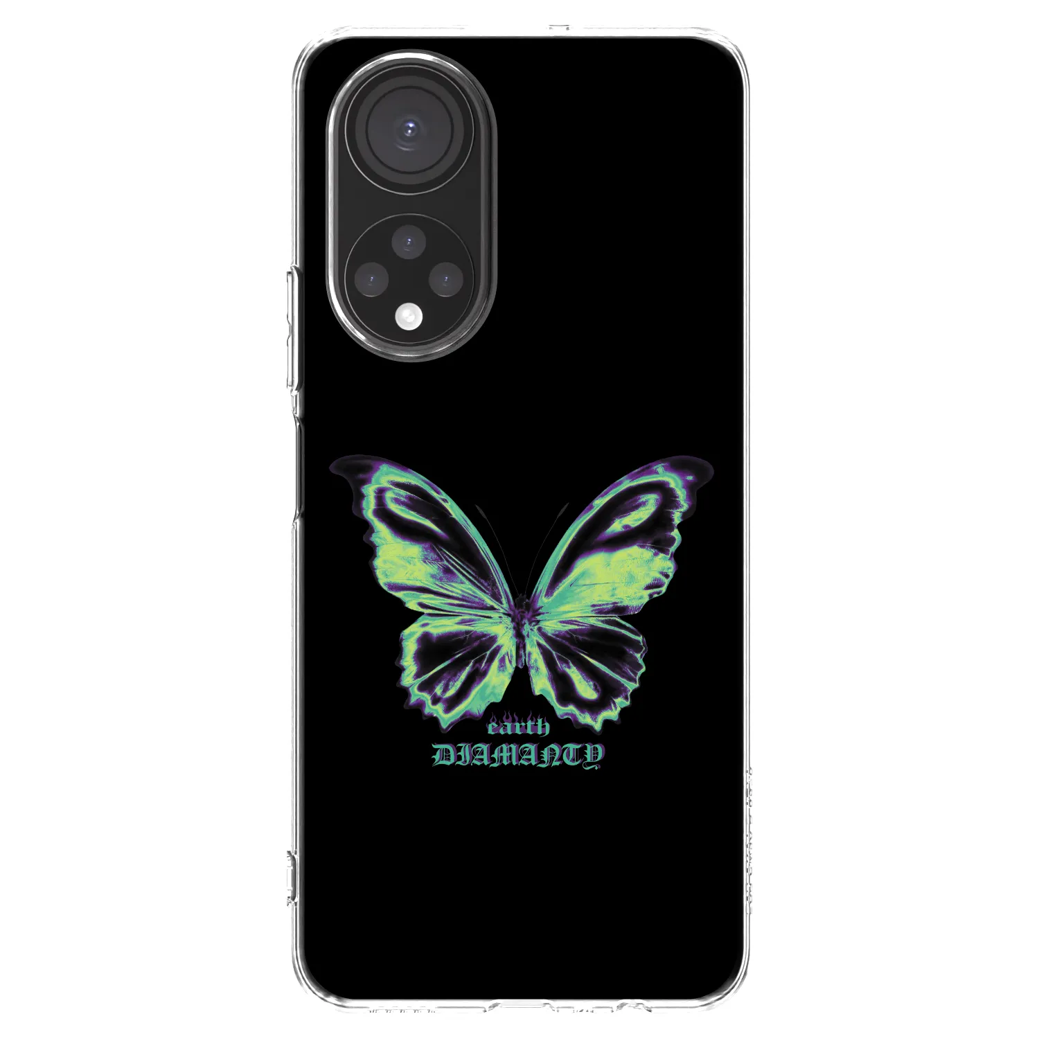 Picasee διαφανής θήκη σιλικόνης Honor X7 - Diamanty Blue