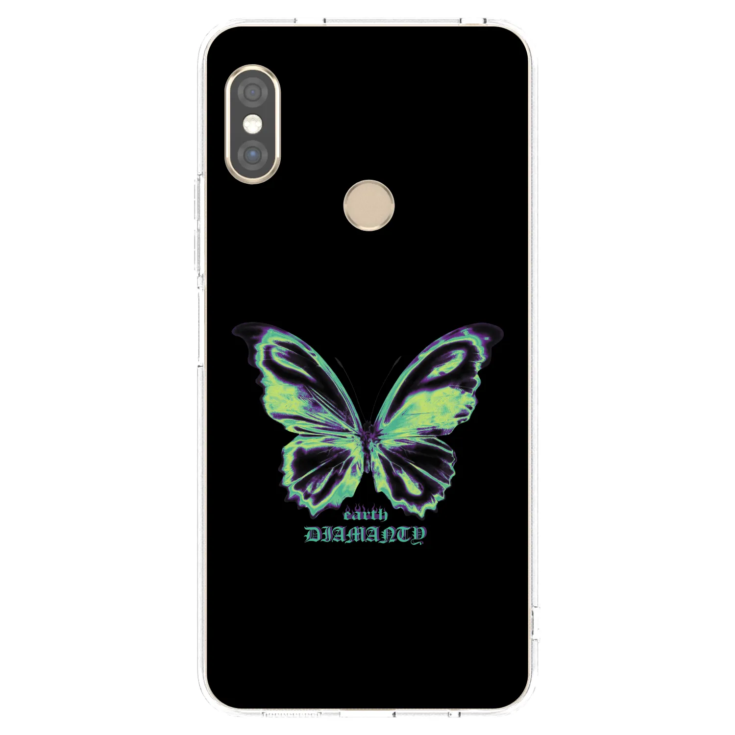 Picasee διαφανής θήκη σιλικόνης Xiaomi Redmi Note 5 Global - Diamanty Blue