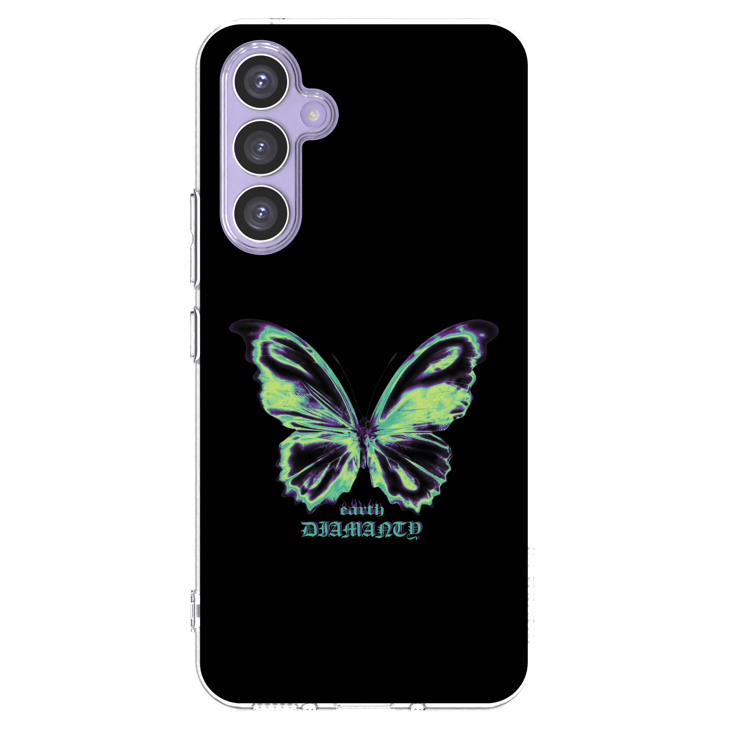 Picasee διαφανής θήκη σιλικόνης Samsung Galaxy A54 5G A546B - Diamanty Blue
