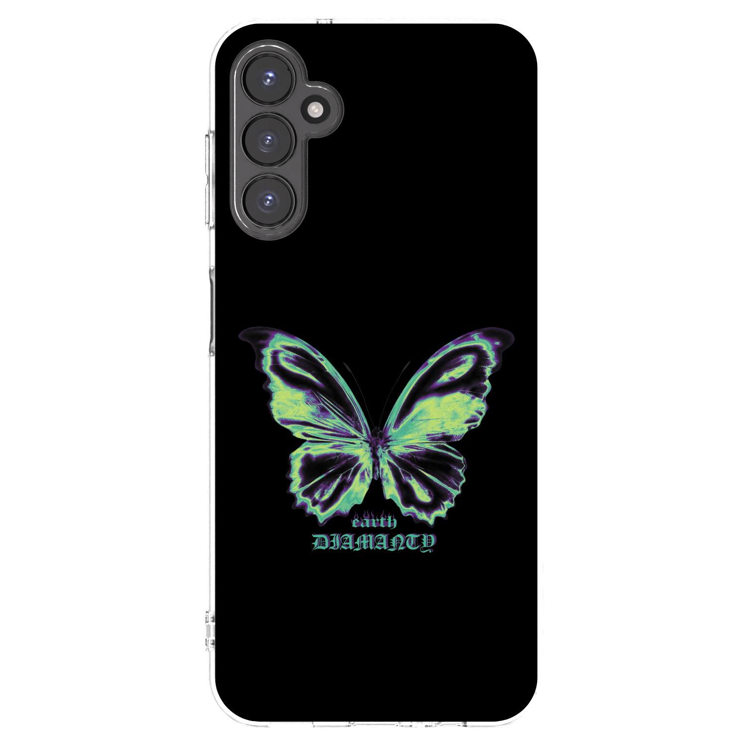 Picasee διαφανής θήκη σιλικόνης Samsung Galaxy A14 5G A146P - Diamanty Blue