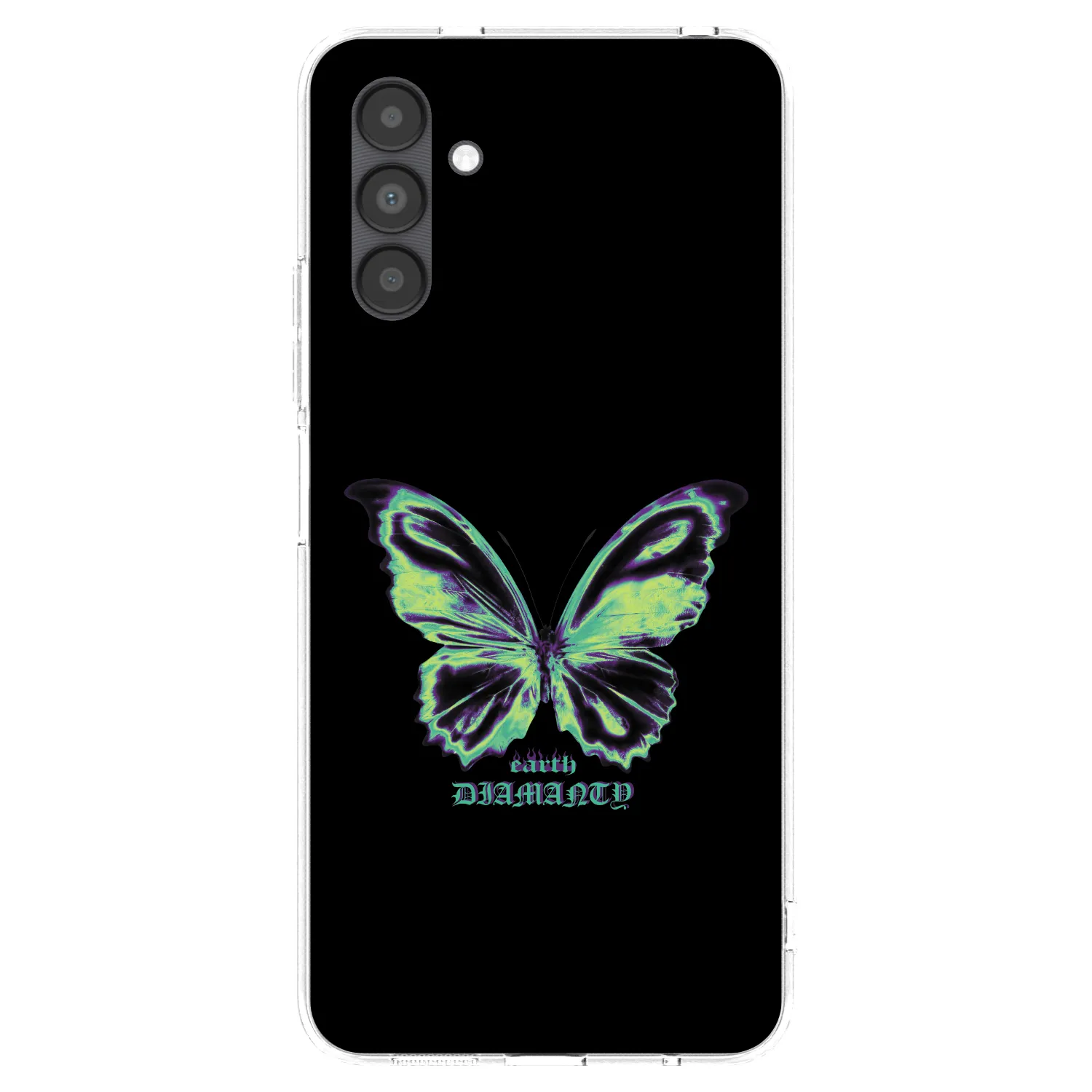 Picasee διαφανής θήκη σιλικόνης Samsung Galaxy A04s A047F - Diamanty Blue