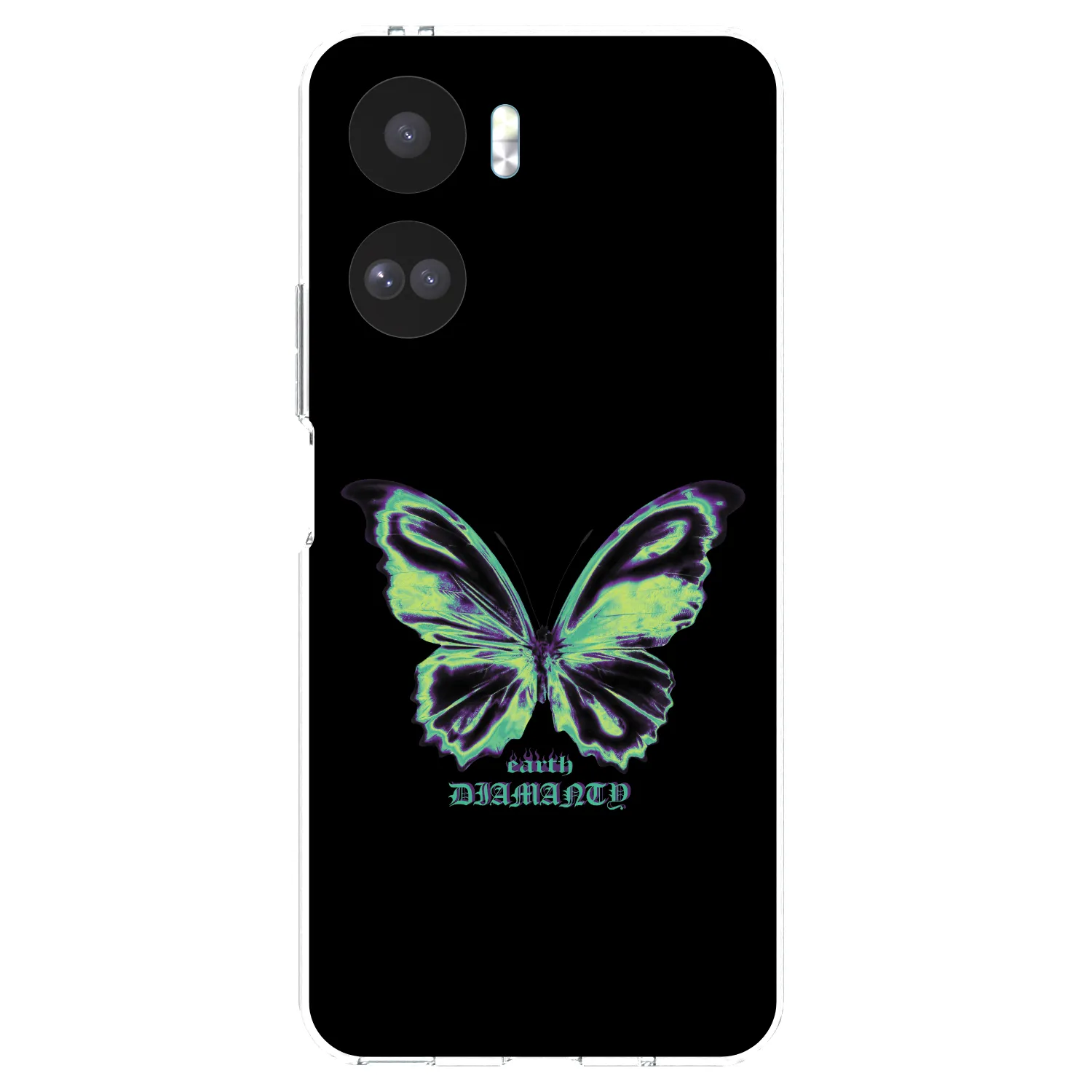 Picasee διαφανής θήκη σιλικόνης Honor 90 Lite 5G - Diamanty Blue