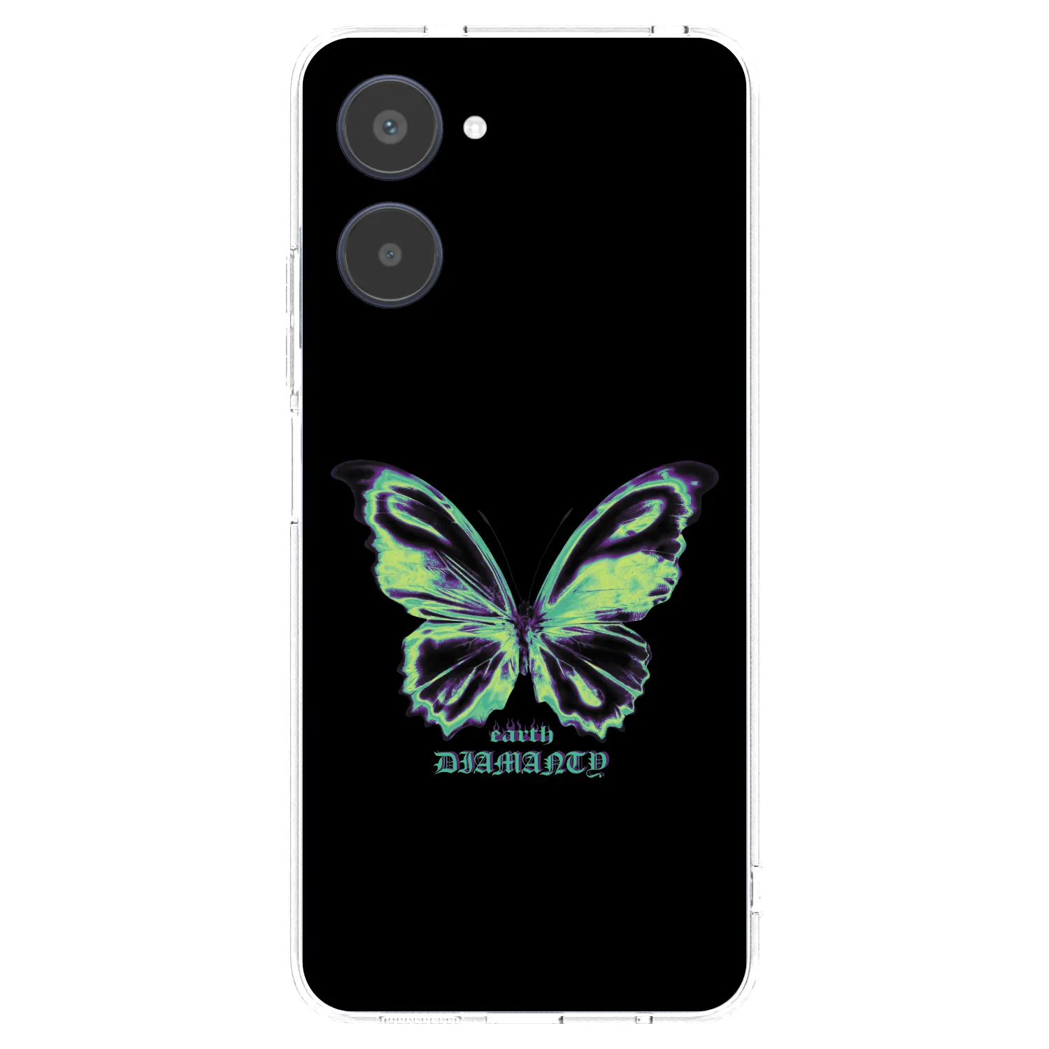 Picasee διαφανής θήκη σιλικόνης Realme 10 4G - Diamanty Blue