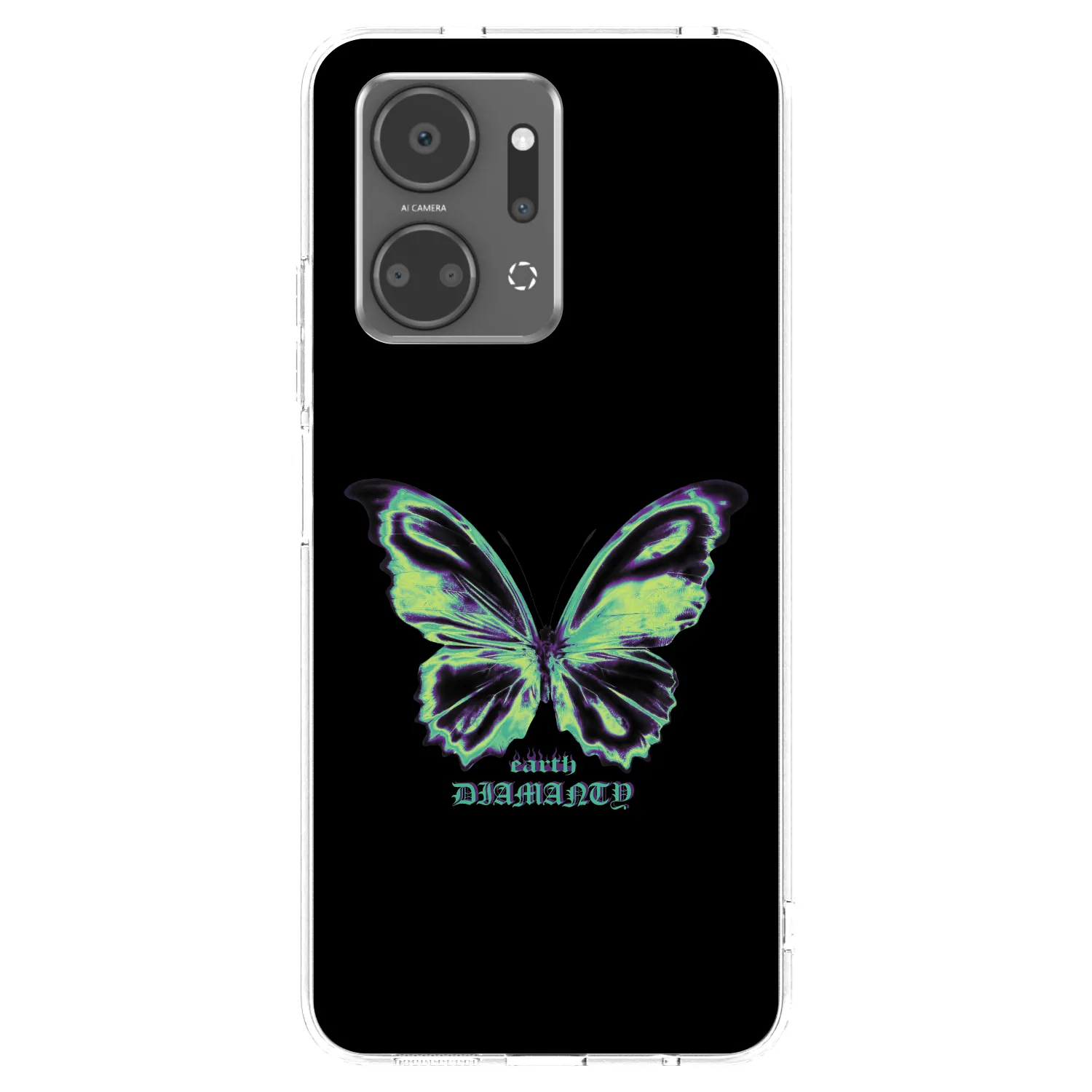 Picasee διαφανής θήκη σιλικόνης Honor X7a - Diamanty Blue