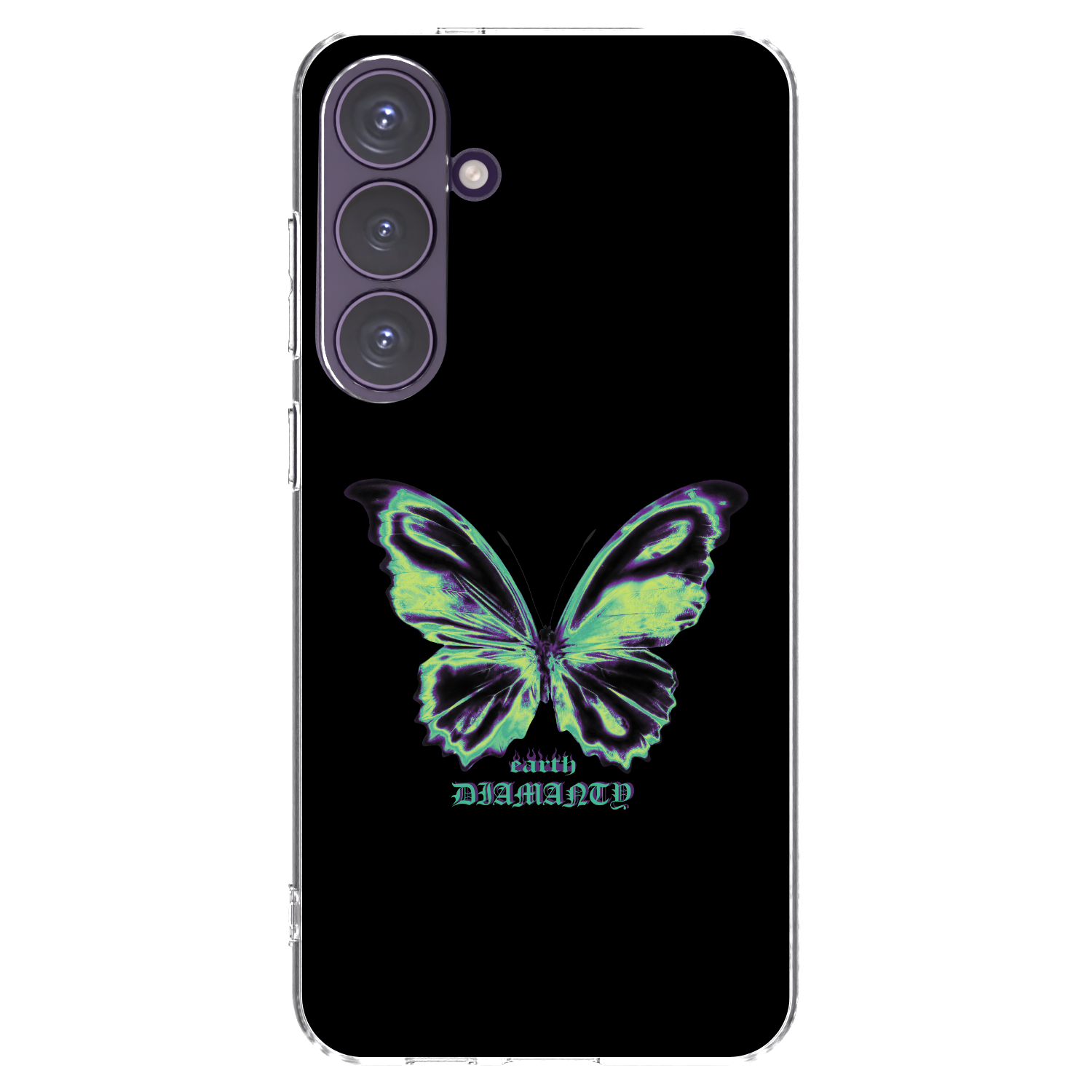 Picasee διαφανής θήκη σιλικόνης Samsung Galaxy S24+ S926B 5G - Diamanty Blue