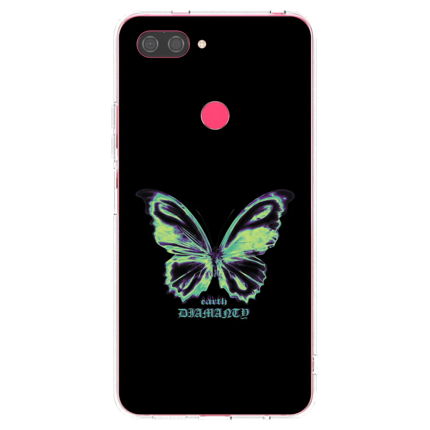 Picasee διαφανής θήκη σιλικόνης Xiaomi Mi 8 Lite - Diamanty Blue