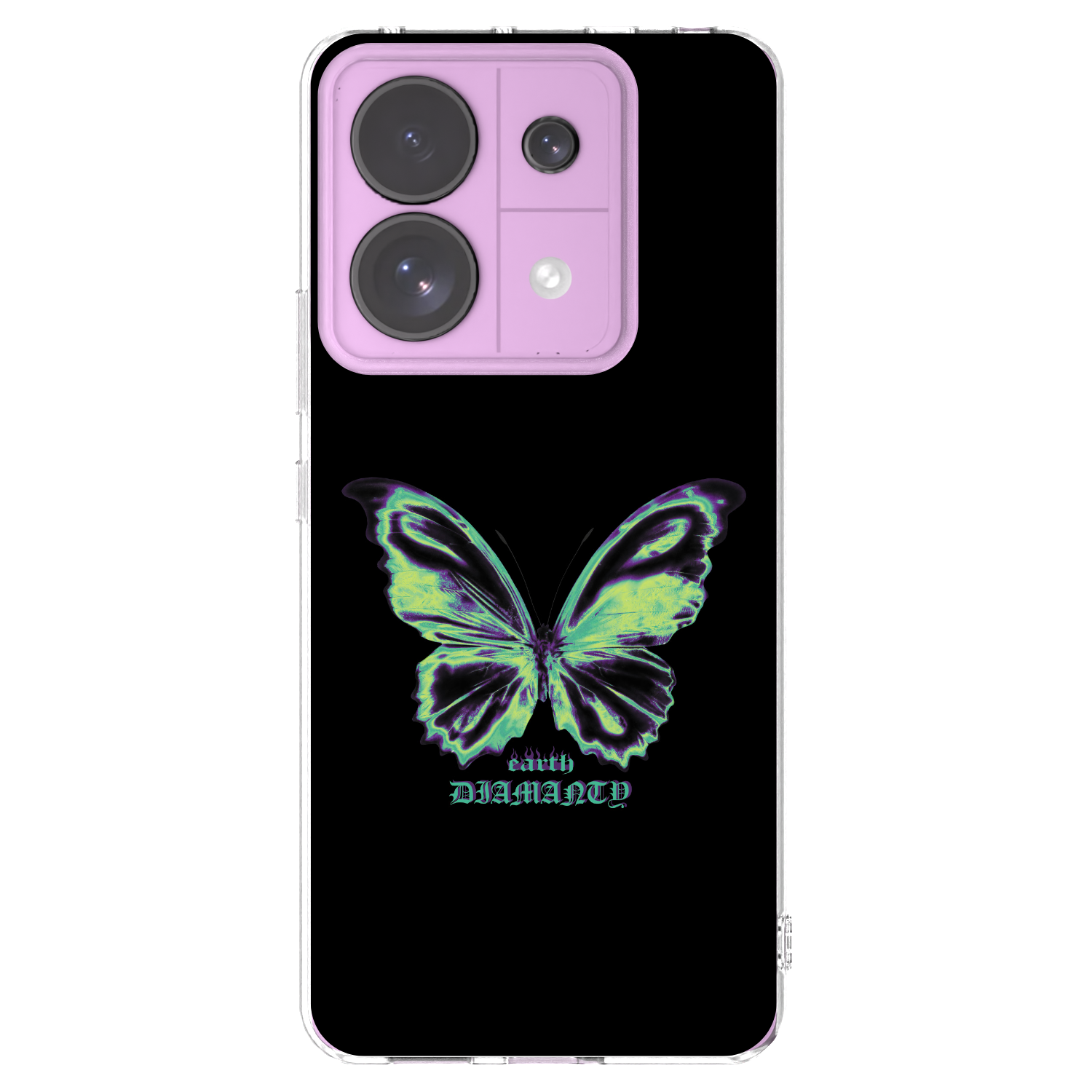 Picasee διαφανής θήκη σιλικόνης Xiaomi Redmi Note 13 Pro 5G - Diamanty Blue