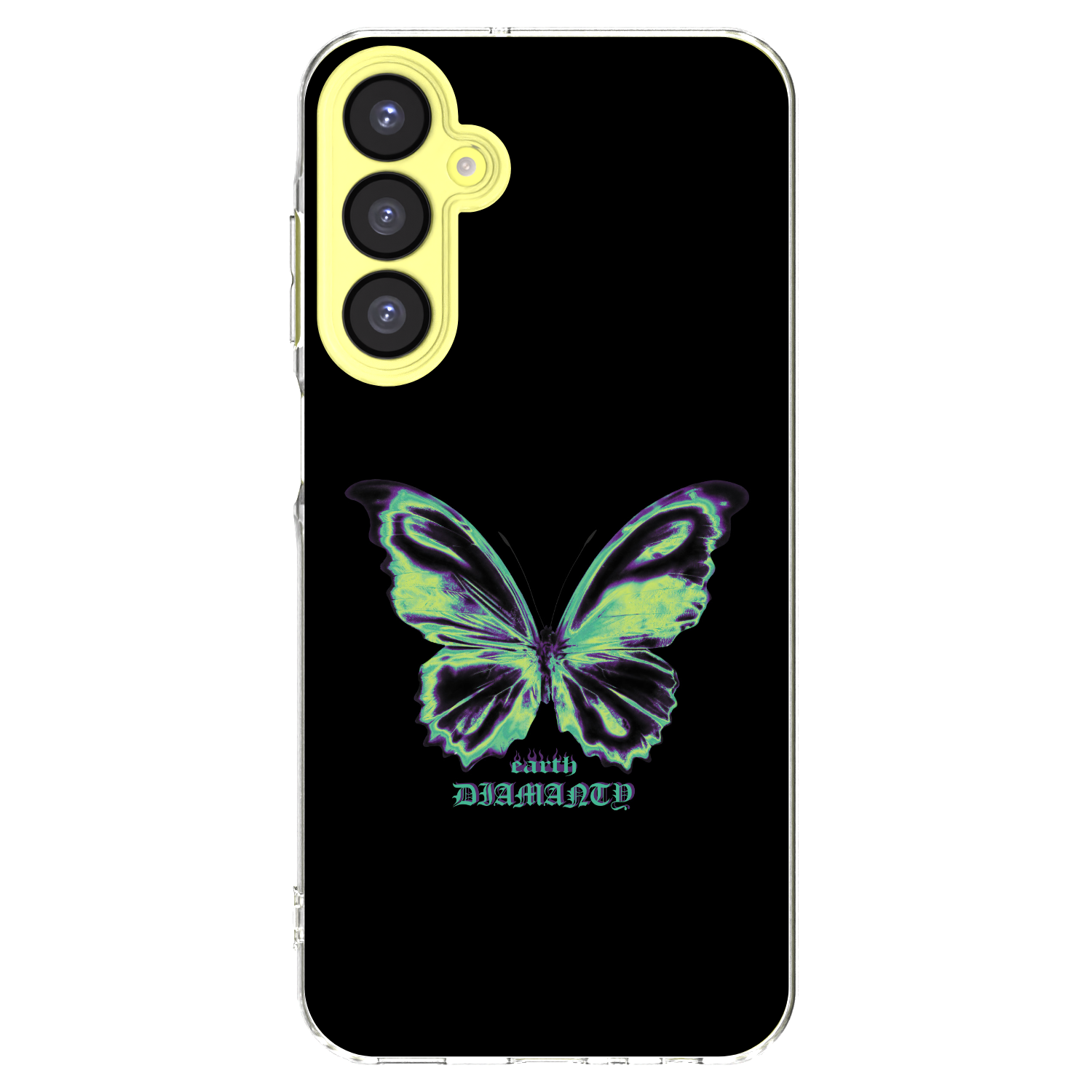 Picasee διαφανής θήκη σιλικόνης Samsung Galaxy A25 A256B 5G - Diamanty Blue