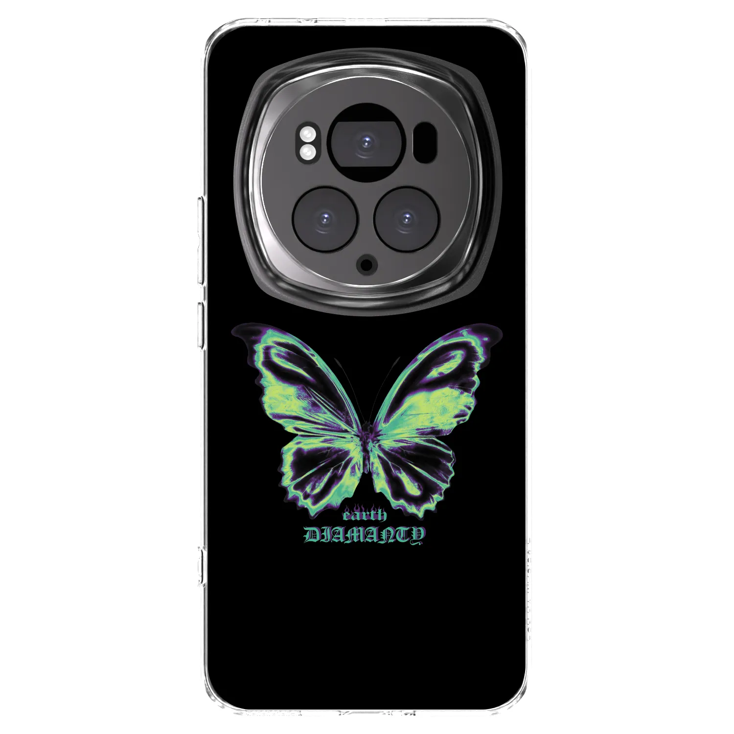 Picasee διαφανής θήκη σιλικόνης Honor Magic6 Pro - Diamanty Blue