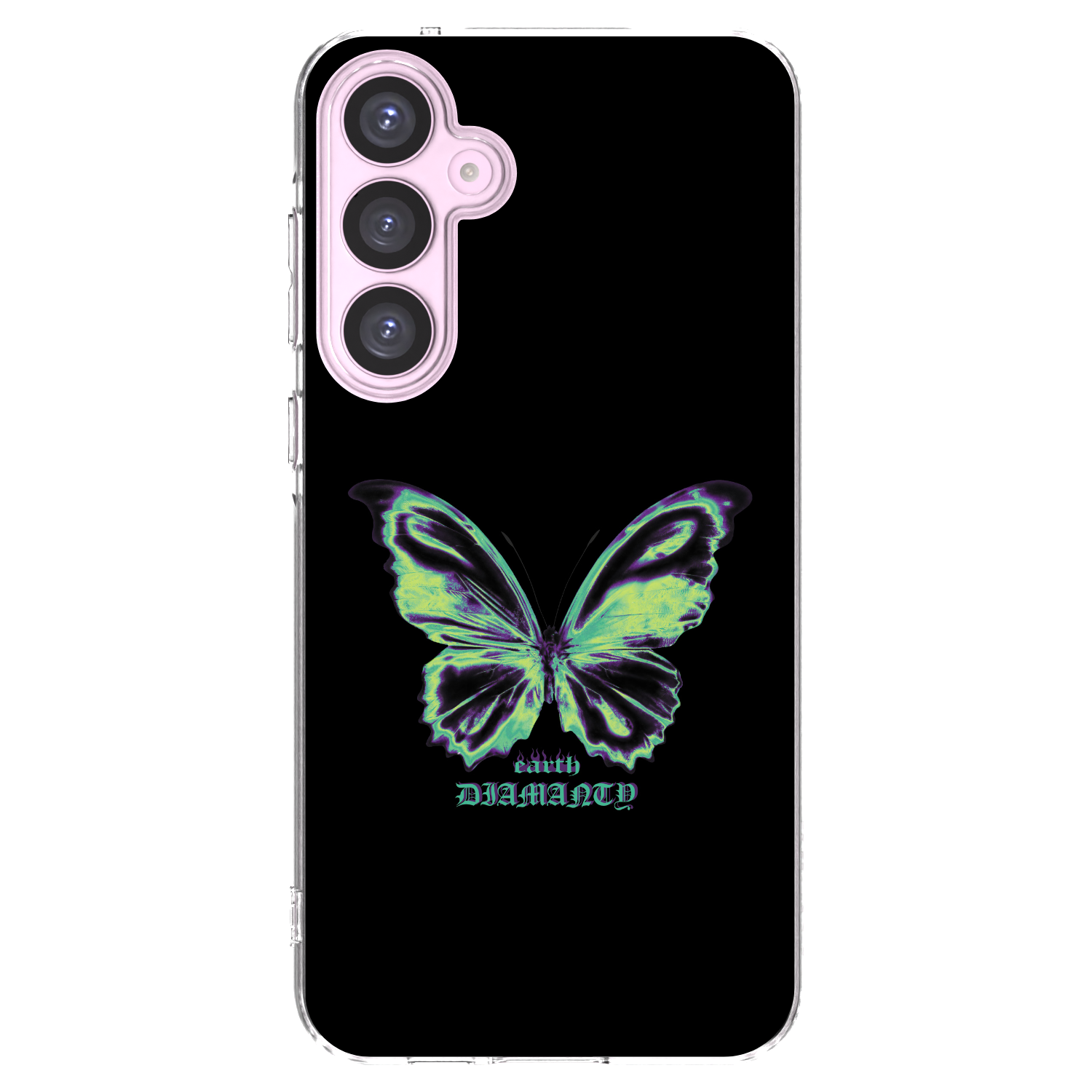 Picasee διαφανής θήκη σιλικόνης Samsung Galaxy A55 5G A556B - Diamanty Blue