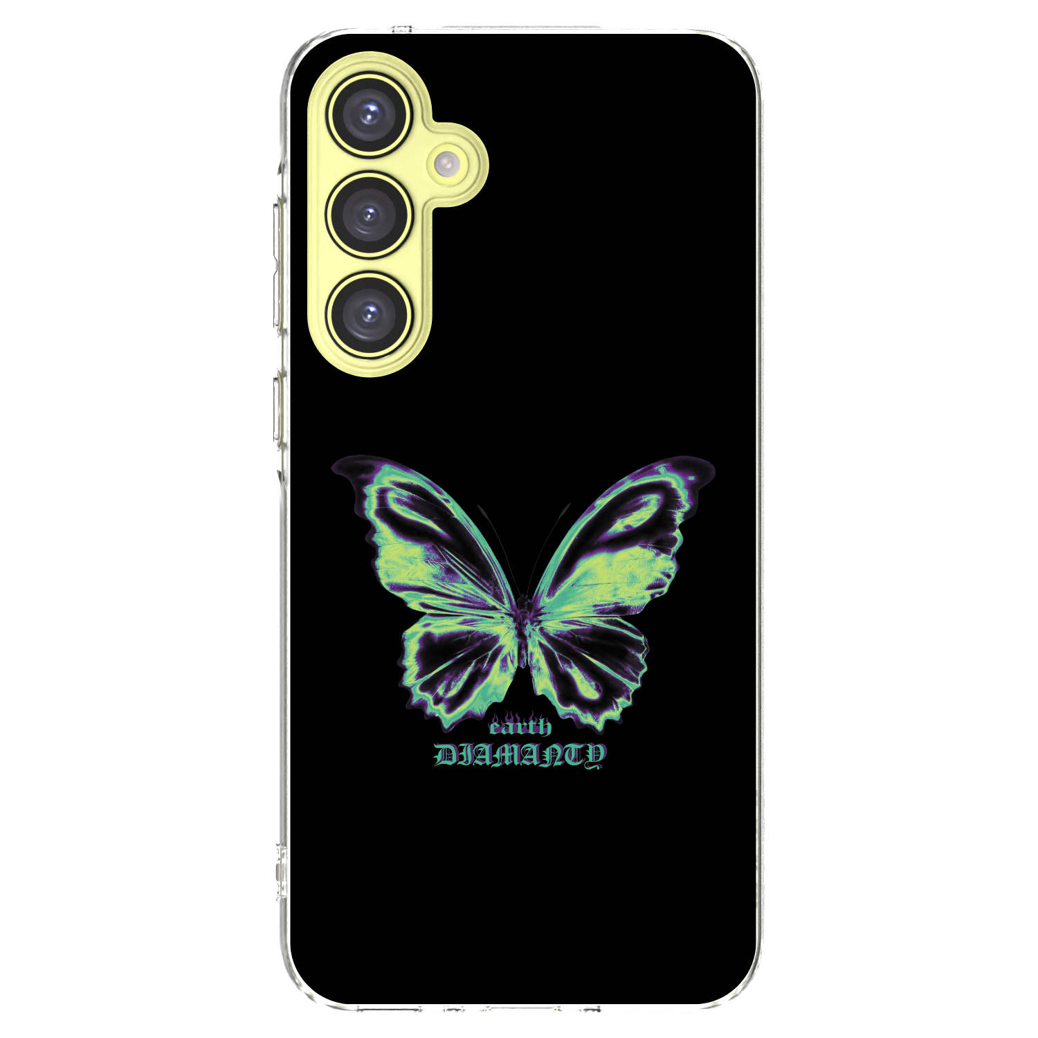 Picasee διαφανής θήκη σιλικόνης Samsung Galaxy A35 5G A356B - Diamanty Blue