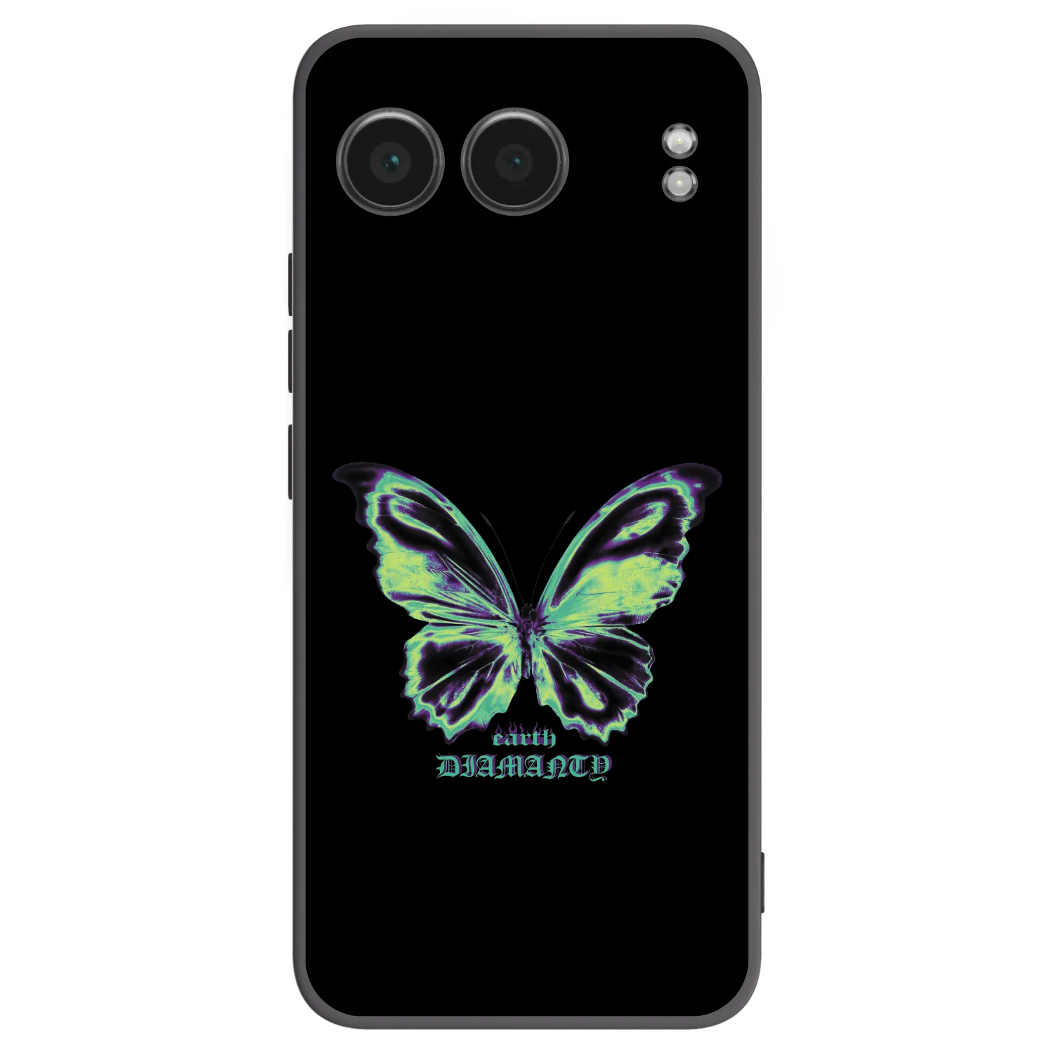 Picasee Μαύρη θήκη σιλικόνης για OnePlus Nord 4 - Diamanty Blue