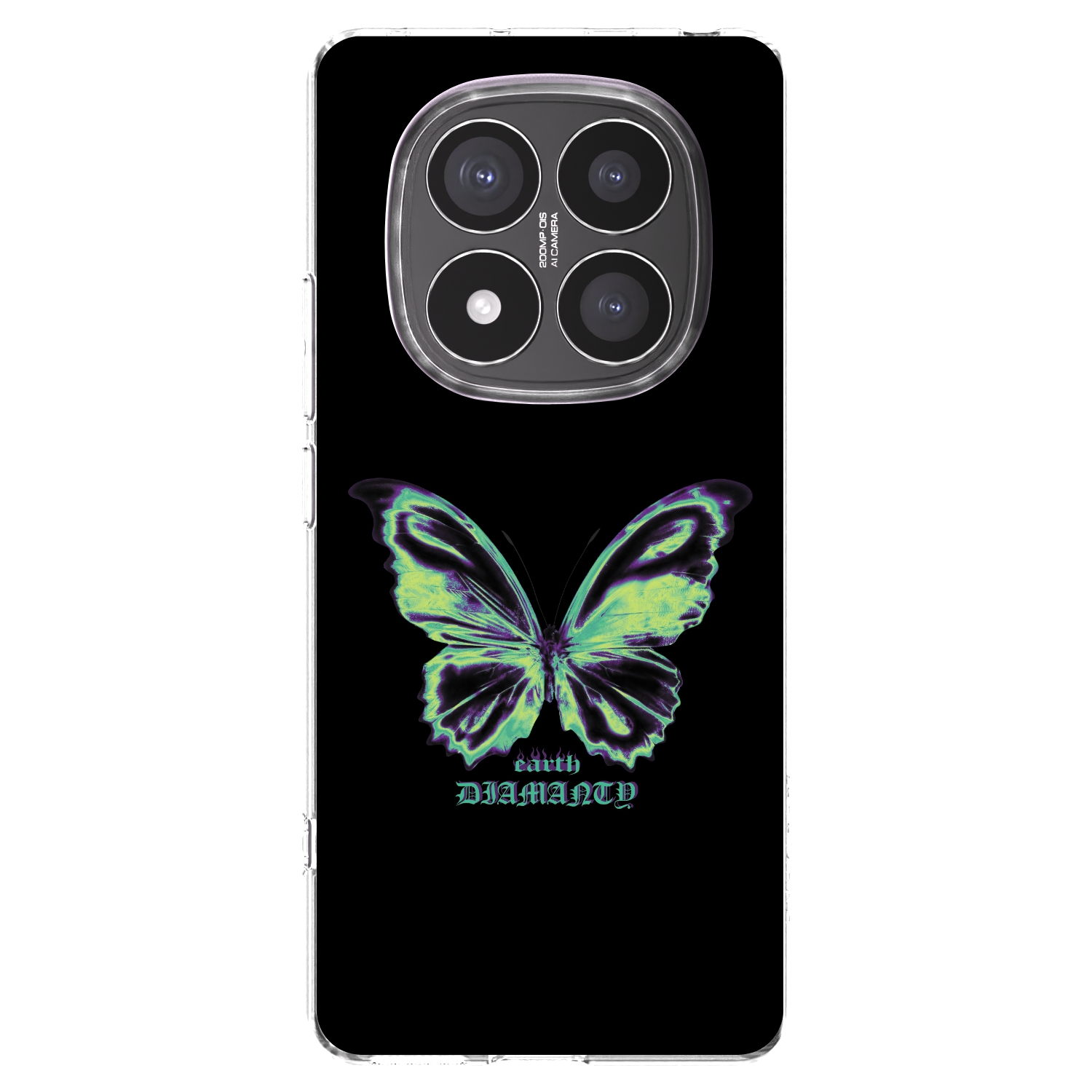 Picasee διαφανής θήκη σιλικόνης Xiaomi Redmi Note 14 Pro+ 5G - Diamanty Blue