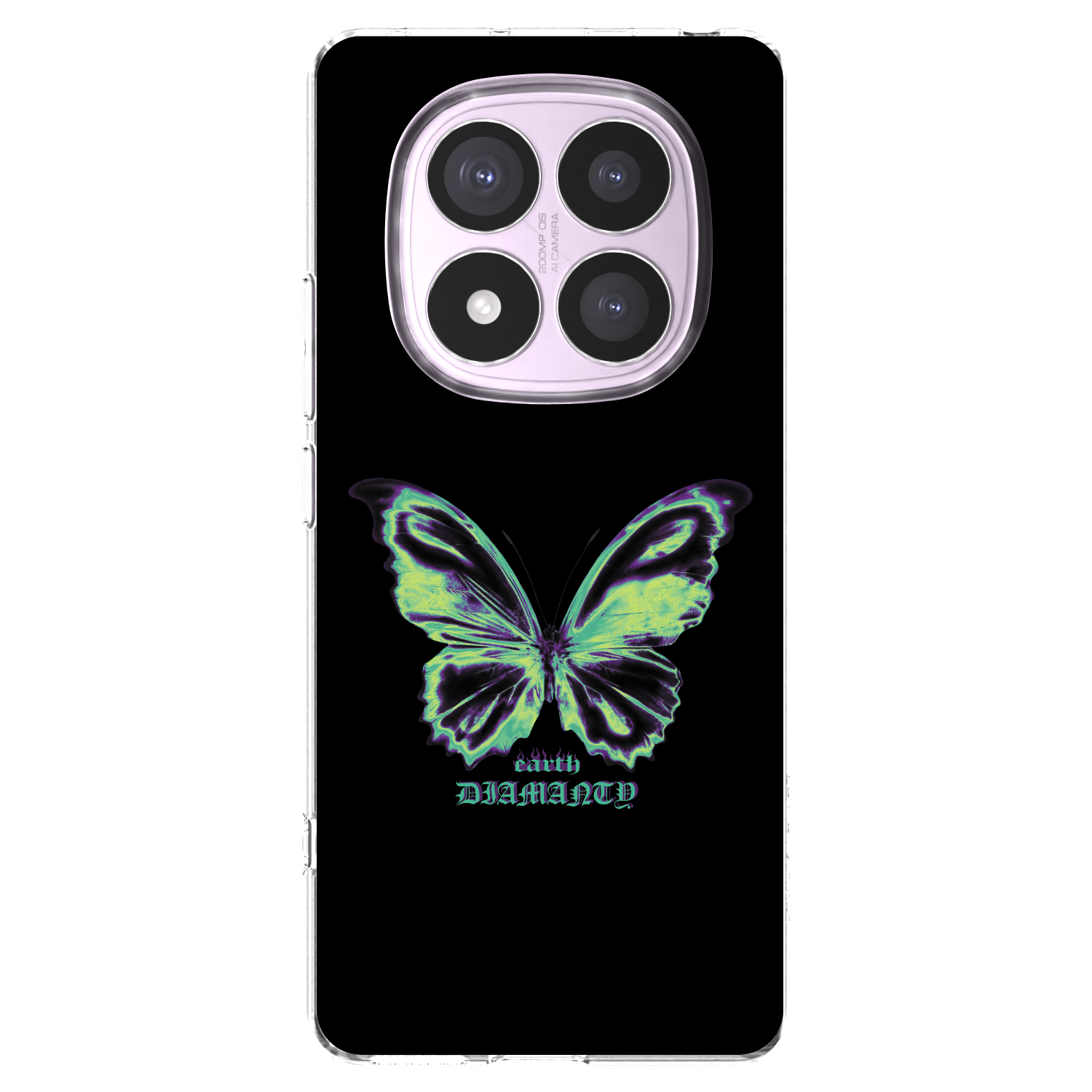 Picasee διαφανής θήκη σιλικόνης Xiaomi Redmi Note 14 Pro 5G - Diamanty Blue