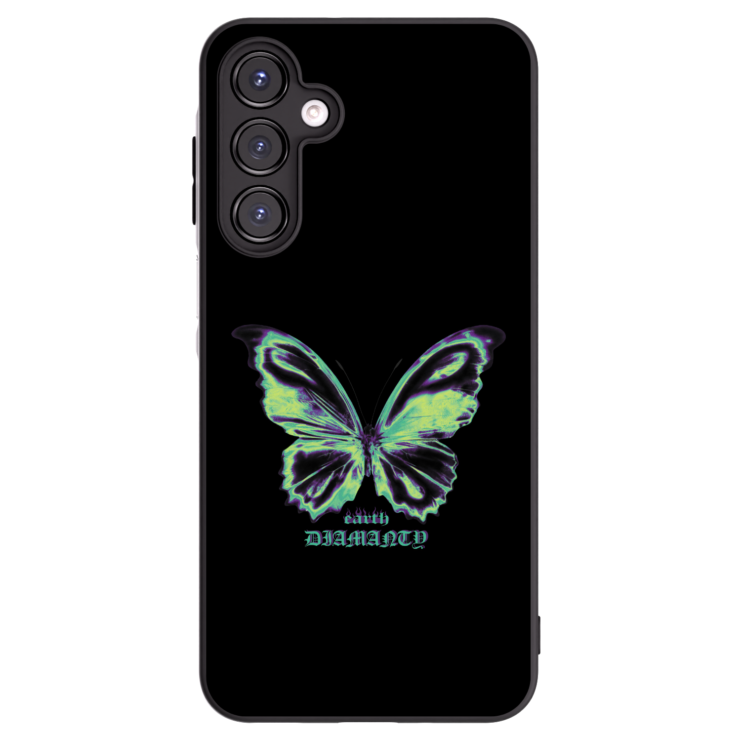 Picasee Μαύρη θήκη σιλικόνης για Samsung Galaxy A16 5G - Diamanty Blue