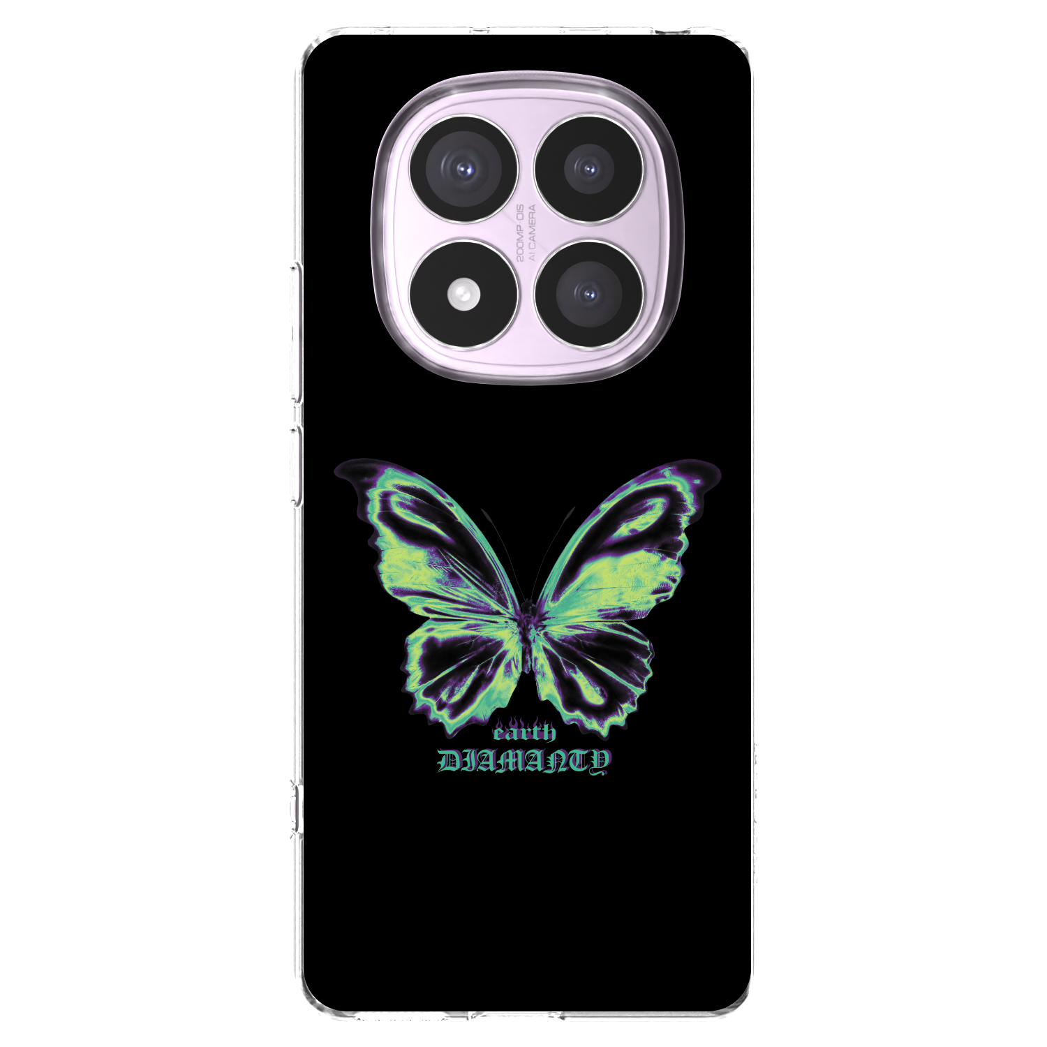 Picasee διαφανής θήκη σιλικόνης Xiaomi Redmi Note 14 Pro 4G - Diamanty Blue