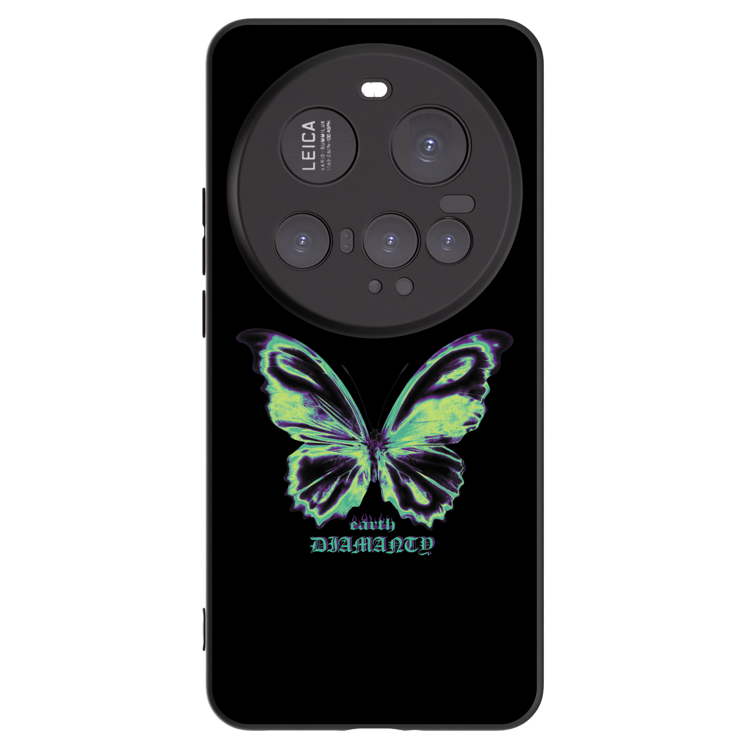 Picasee Μαύρη θήκη σιλικόνης για Xiaomi 15 Ultra - Diamanty Blue