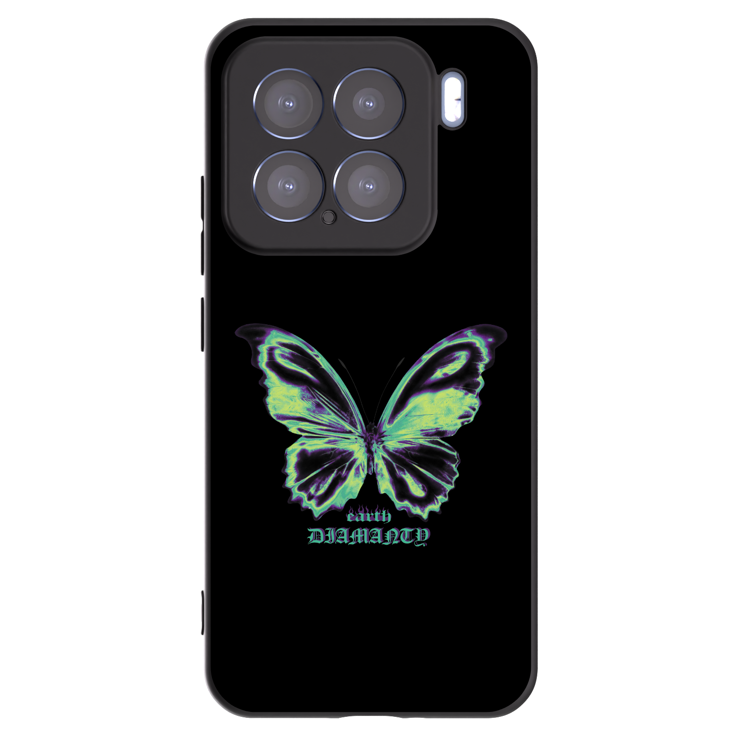 Picasee Μαύρη θήκη σιλικόνης για Xiaomi 15 - Diamanty Blue