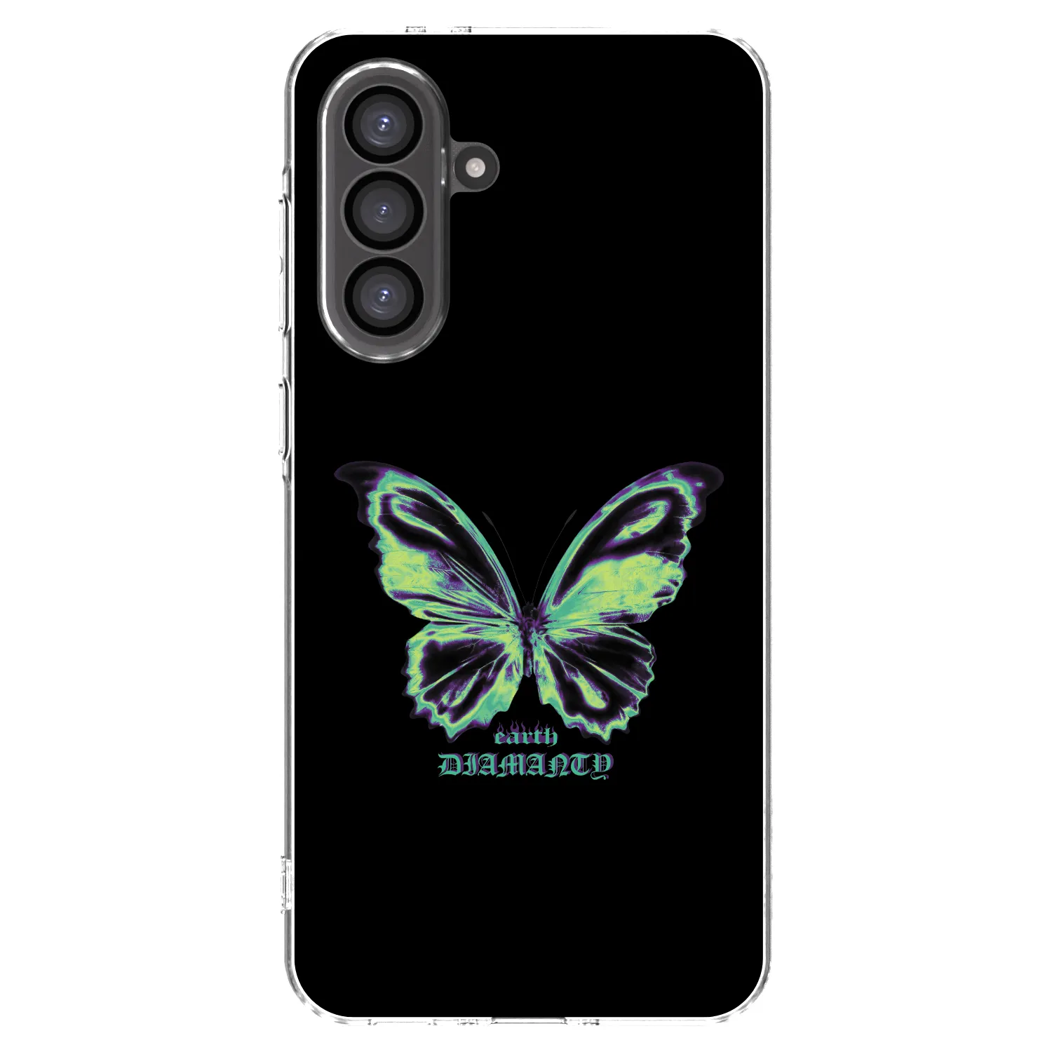 Picasee διαφανής θήκη σιλικόνης Samsung Galaxy A56 5G A566B - Diamanty Blue