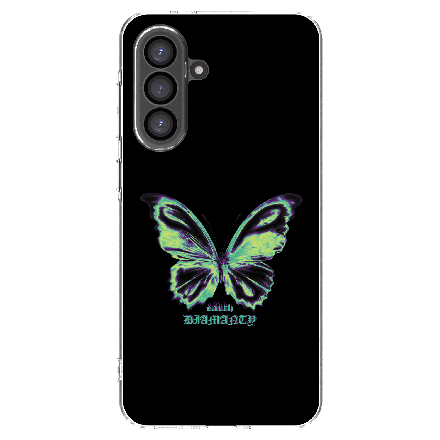Picasee διαφανής θήκη σιλικόνης Samsung Galaxy A36 5G - Diamanty Blue
