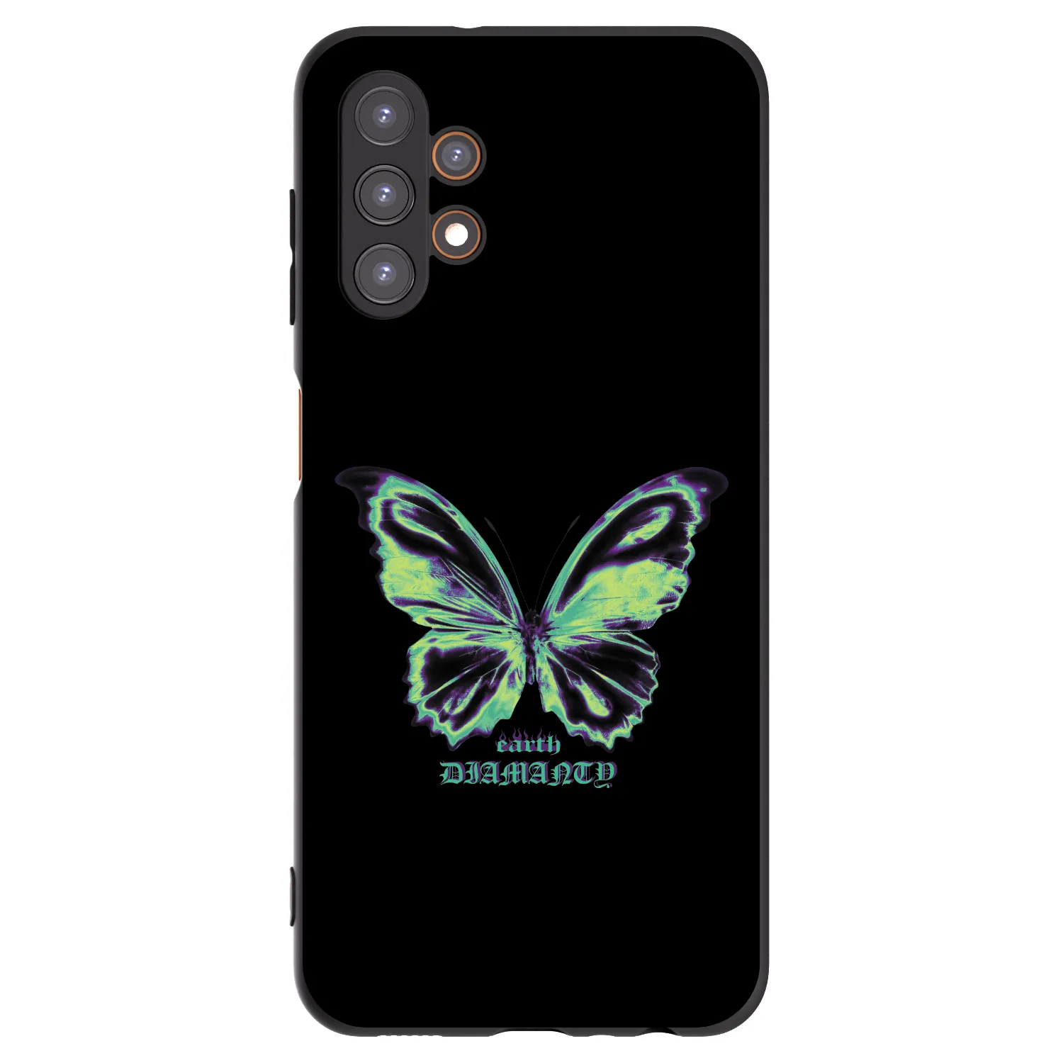 Picasee Μαύρη θήκη σιλικόνης για Samsung Galaxy A13 5G - Diamanty Blue