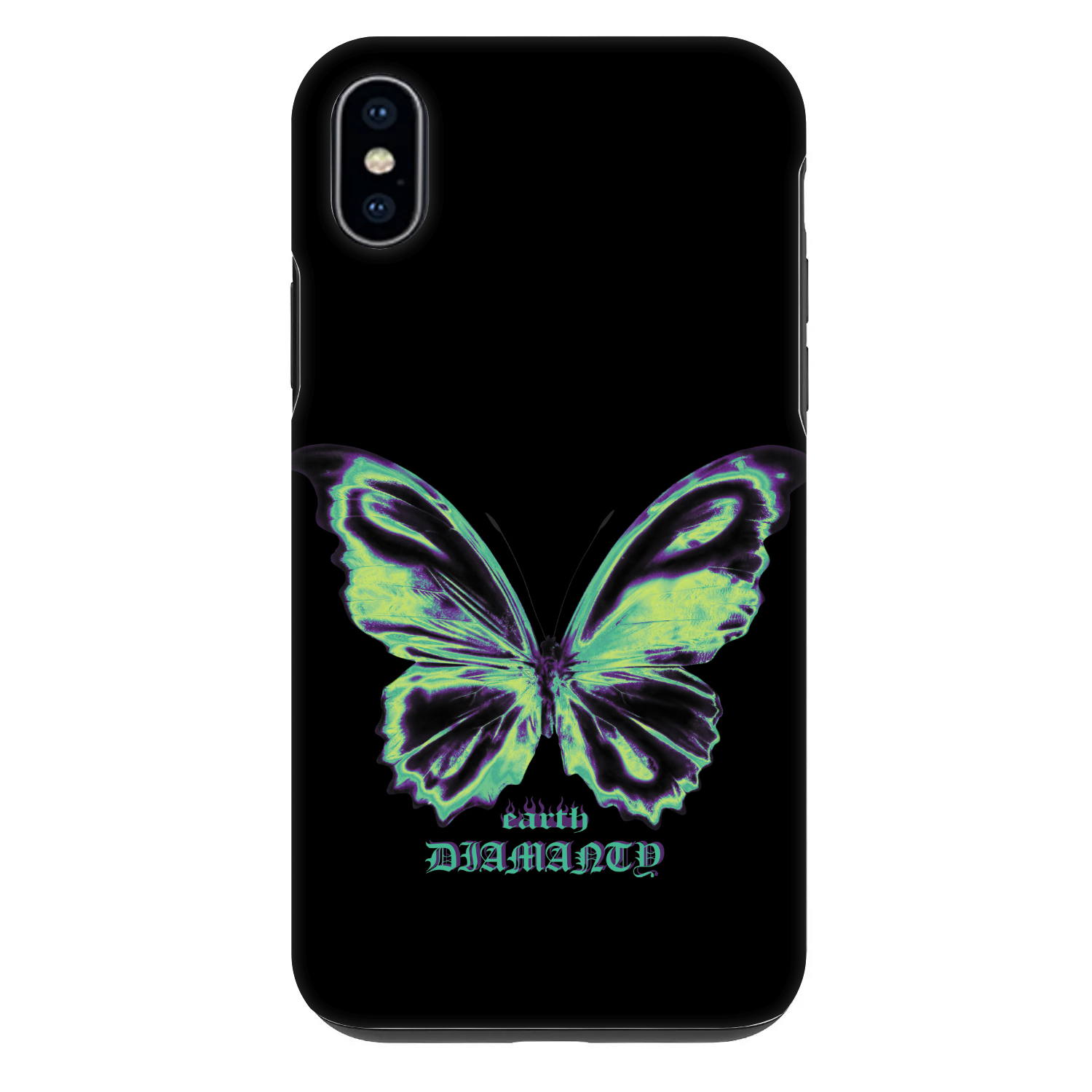Picasee Fashion Case για Apple iPhone XS Max - Diamanty Blue