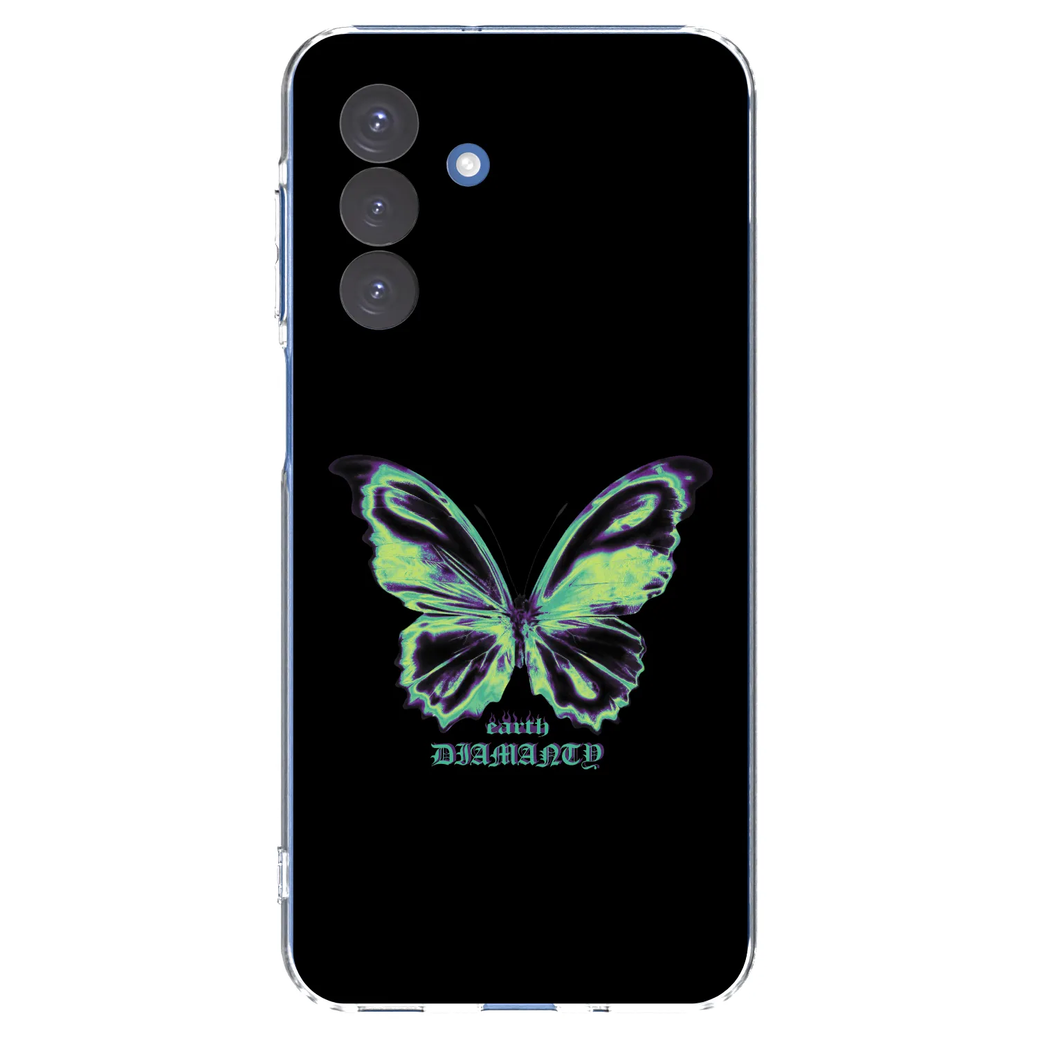 Picasee διαφανής θήκη σιλικόνης Samsung Galaxy A17 5G - Diamanty Blue