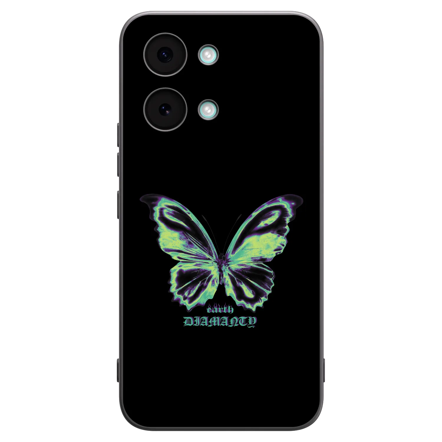 Picasee Μαύρη θήκη σιλικόνης για Xiaomi Poco X8 Pro Max - Diamanty Blue