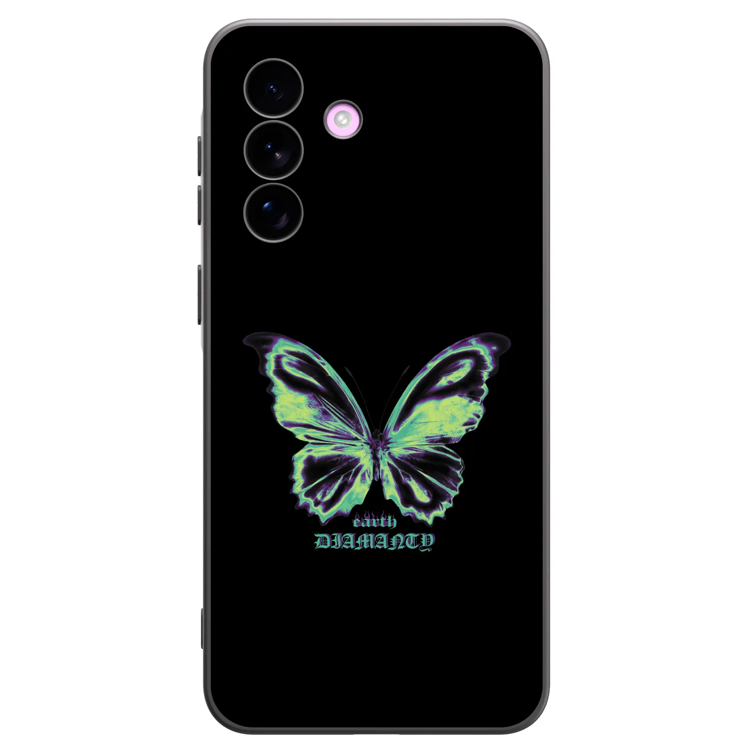 Picasee Μαύρη θήκη σιλικόνης για Samsung Galaxy A57 5G - Diamanty Blue