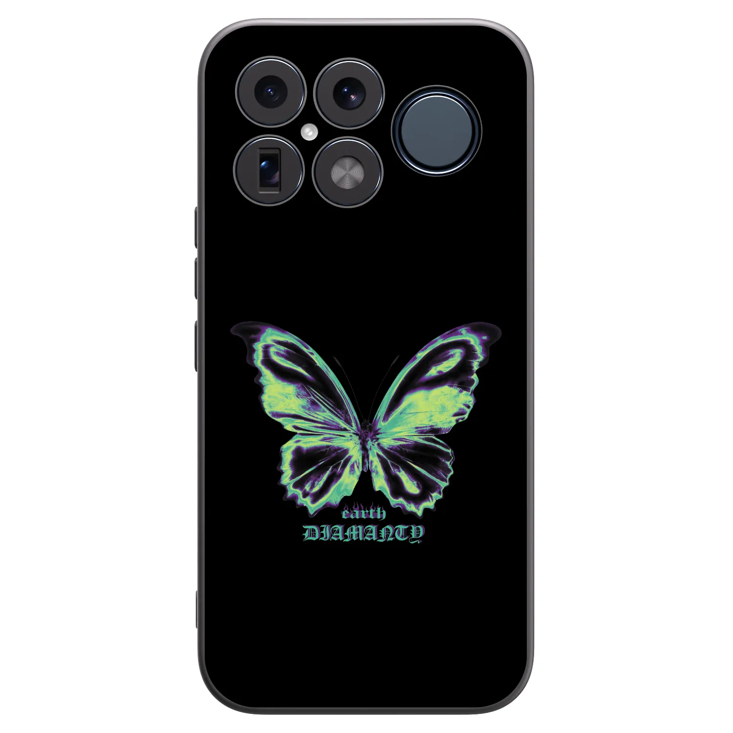 Picasee Μαύρη θήκη σιλικόνης για Xiaomi Poco F8 Ultra - Diamanty Blue