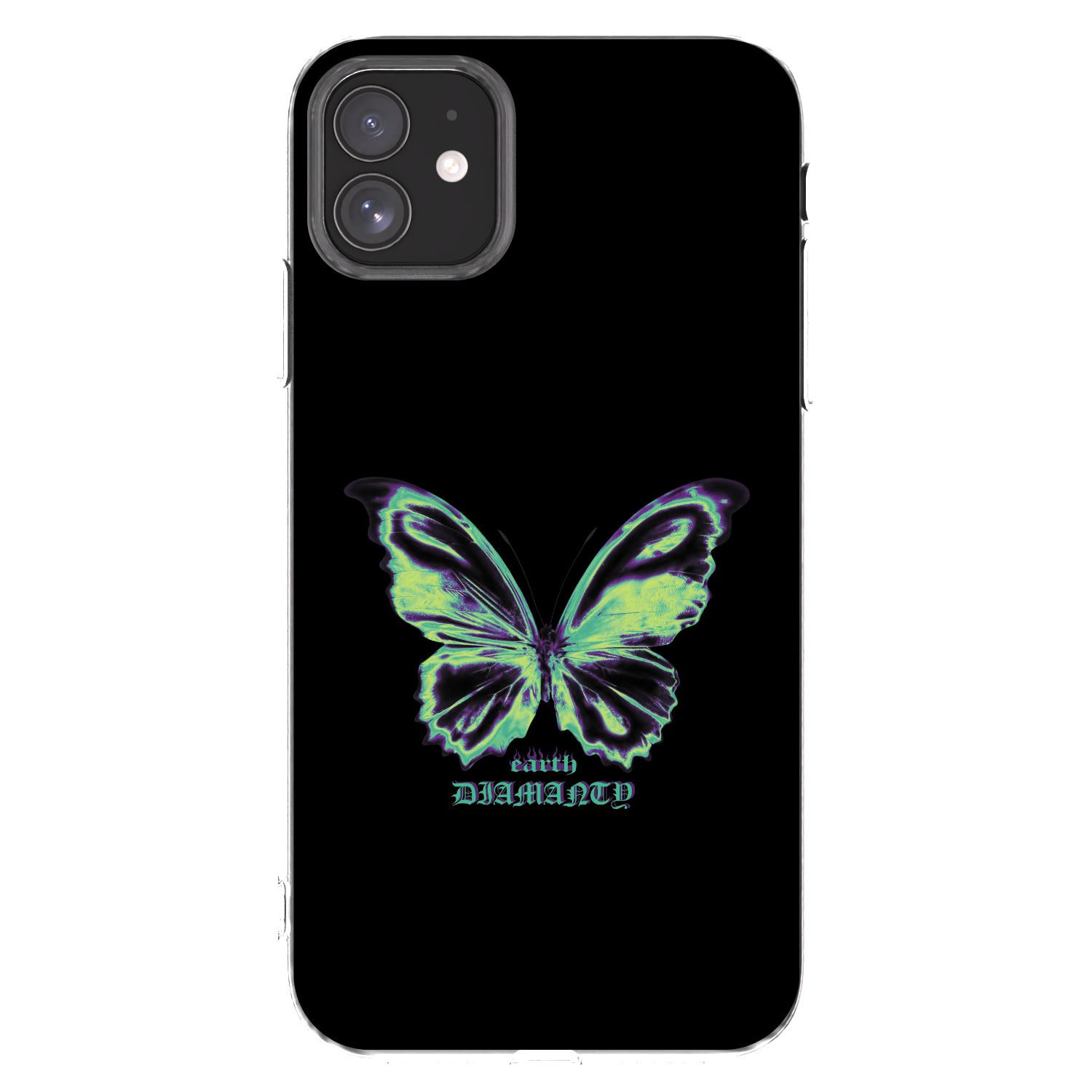 Picasee διαφανής θήκη σιλικόνης Apple iPhone 11 - Diamanty Blue