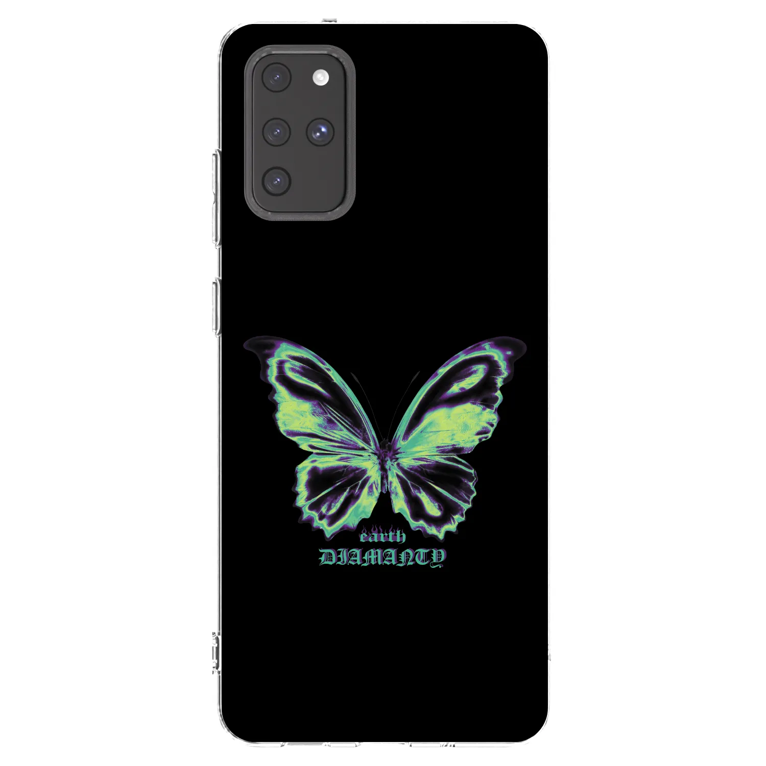 Picasee διαφανής θήκη σιλικόνης Samsung Galaxy S20+ G985F - Diamanty Blue