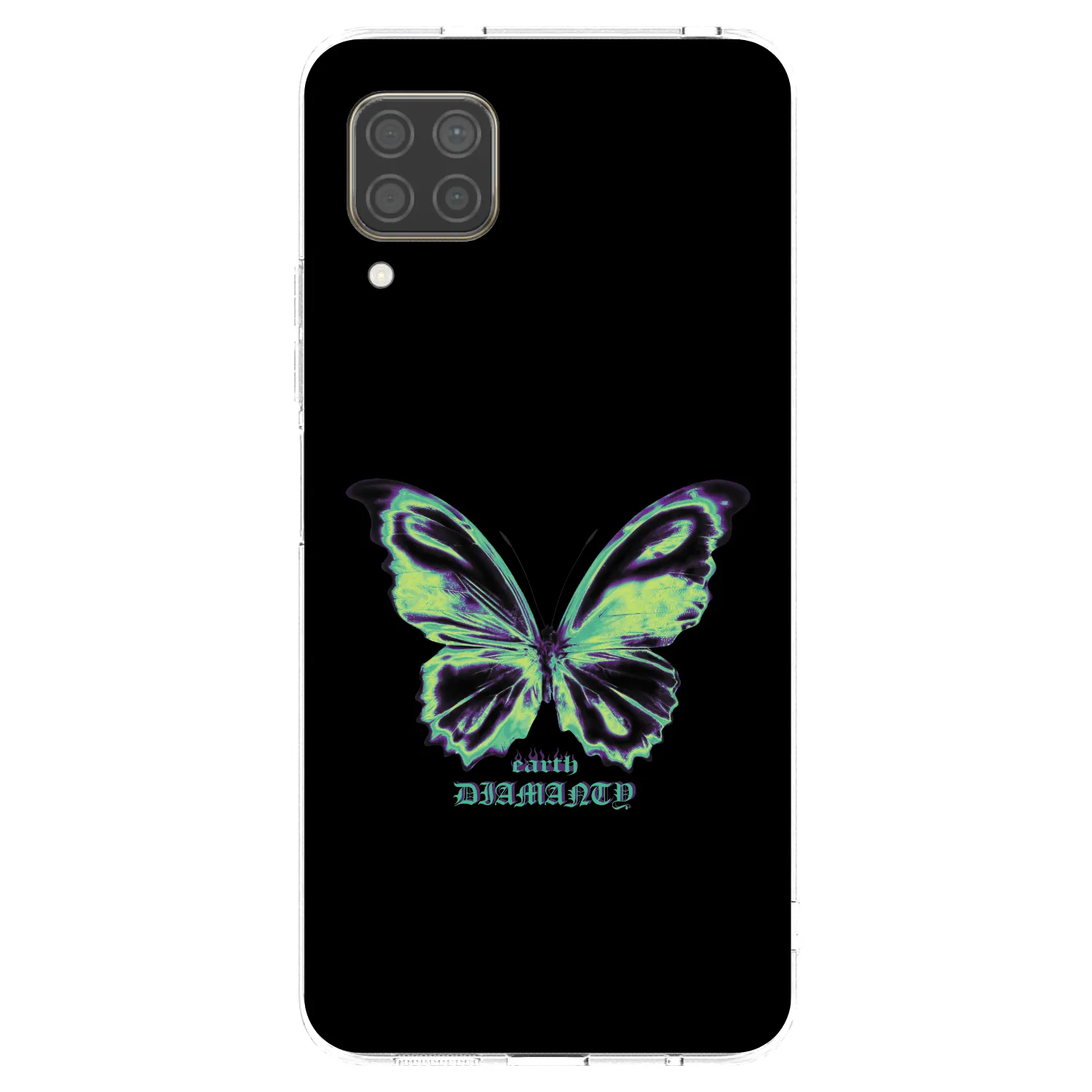 Picasee διαφανής θήκη σιλικόνης Huawei P40 Lite - Diamanty Blue
