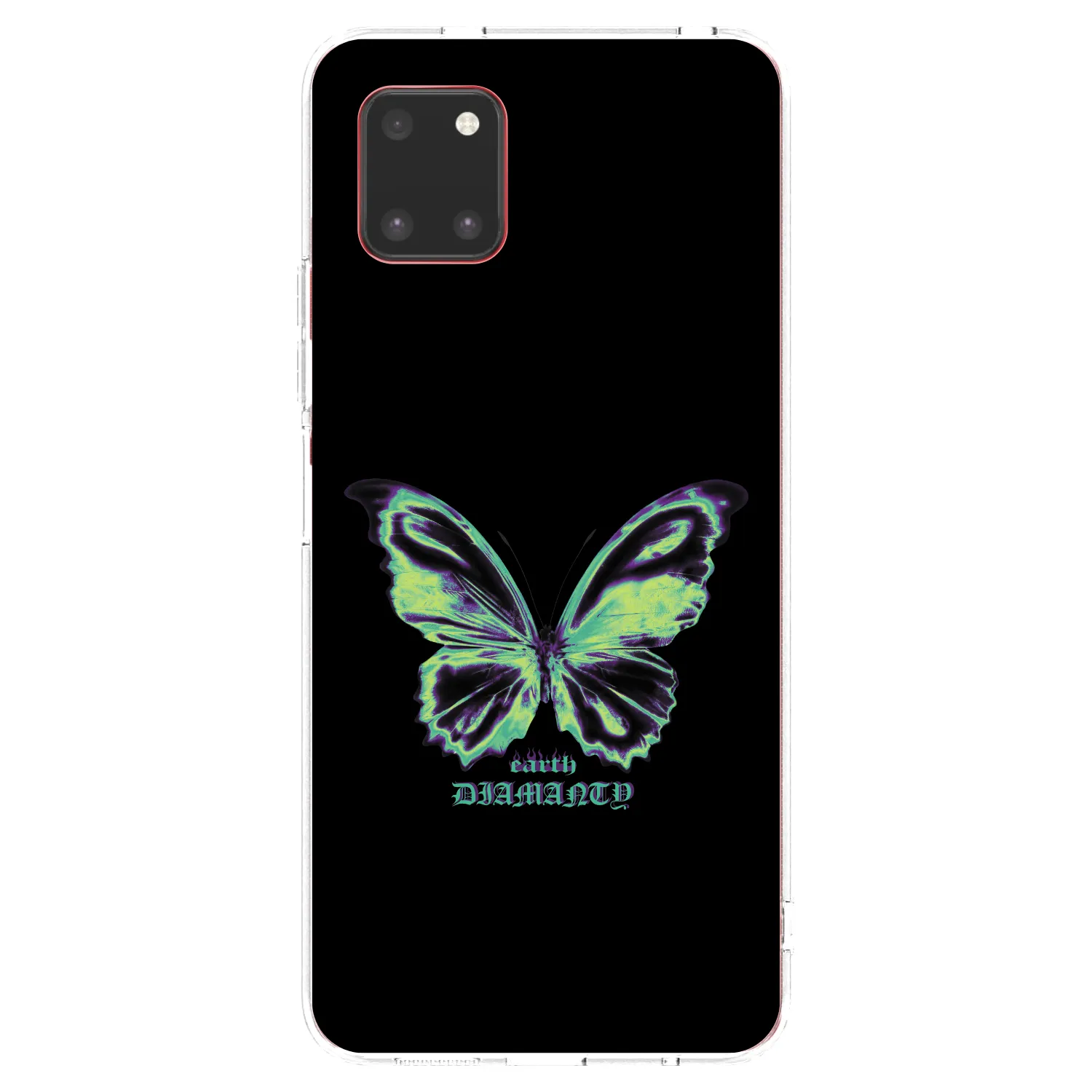 Picasee διαφανής θήκη σιλικόνης Samsung Galaxy Note 10 Lite N770F - Diamanty Blue