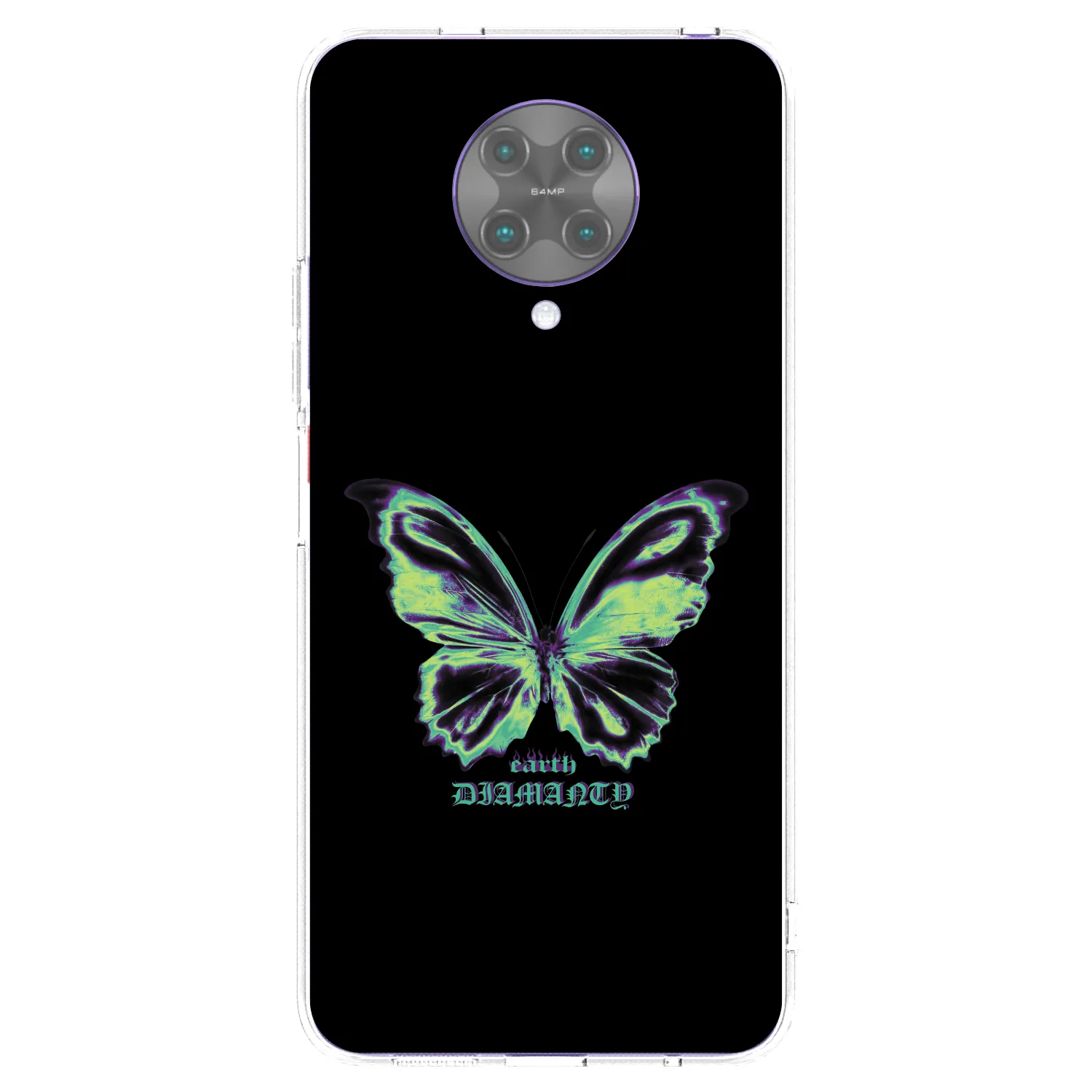 Picasee διαφανής θήκη σιλικόνης Xiaomi Poco F2 Pro - Diamanty Blue