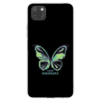 Picasee διαφανής θήκη σιλικόνης Huawei Y5P - Diamanty Blue