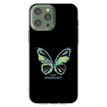 Picasee διαφανής θήκη σιλικόνης Apple iPhone 13 Pro Max - Diamanty Blue