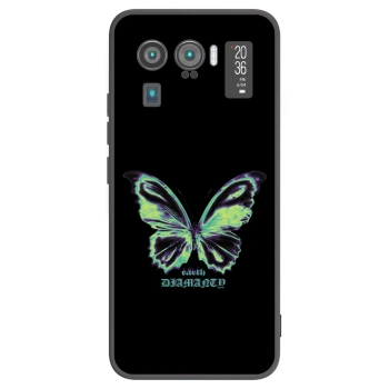 Picasee Μαύρη θήκη σιλικόνης για Xiaomi Mi 11 Ultra - Diamanty Blue